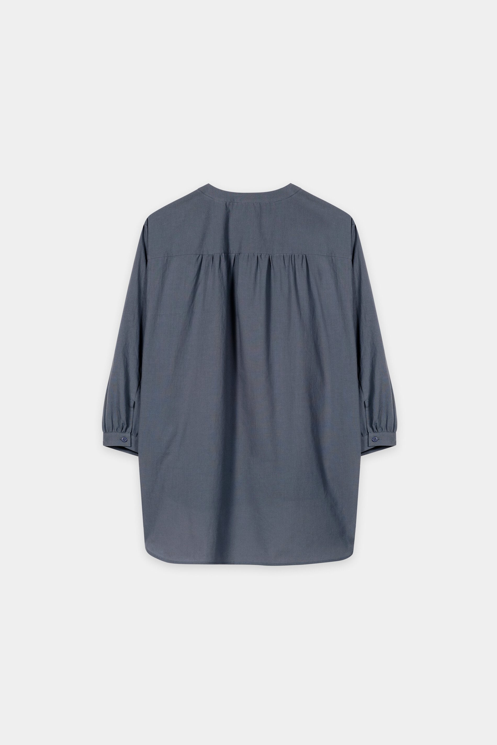 Hemd aus Baumwollvoile - tinted blue - Standard | Artikel Rück