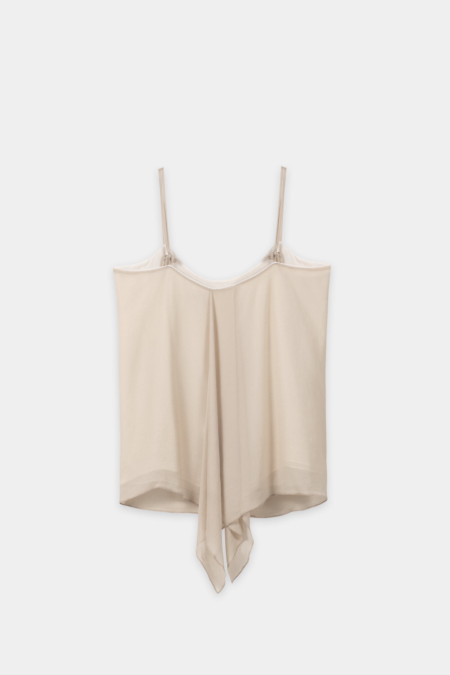 Blusentop mit Stickerei - beige - Standard | Artikel Rück