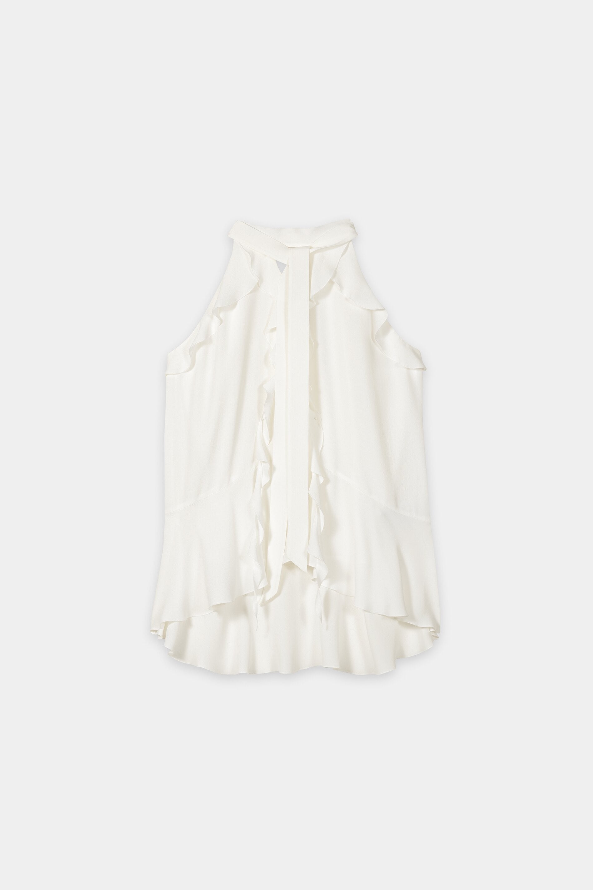 Bohotop aus Seiden-Mix - off-white - Standard | Artikel Front