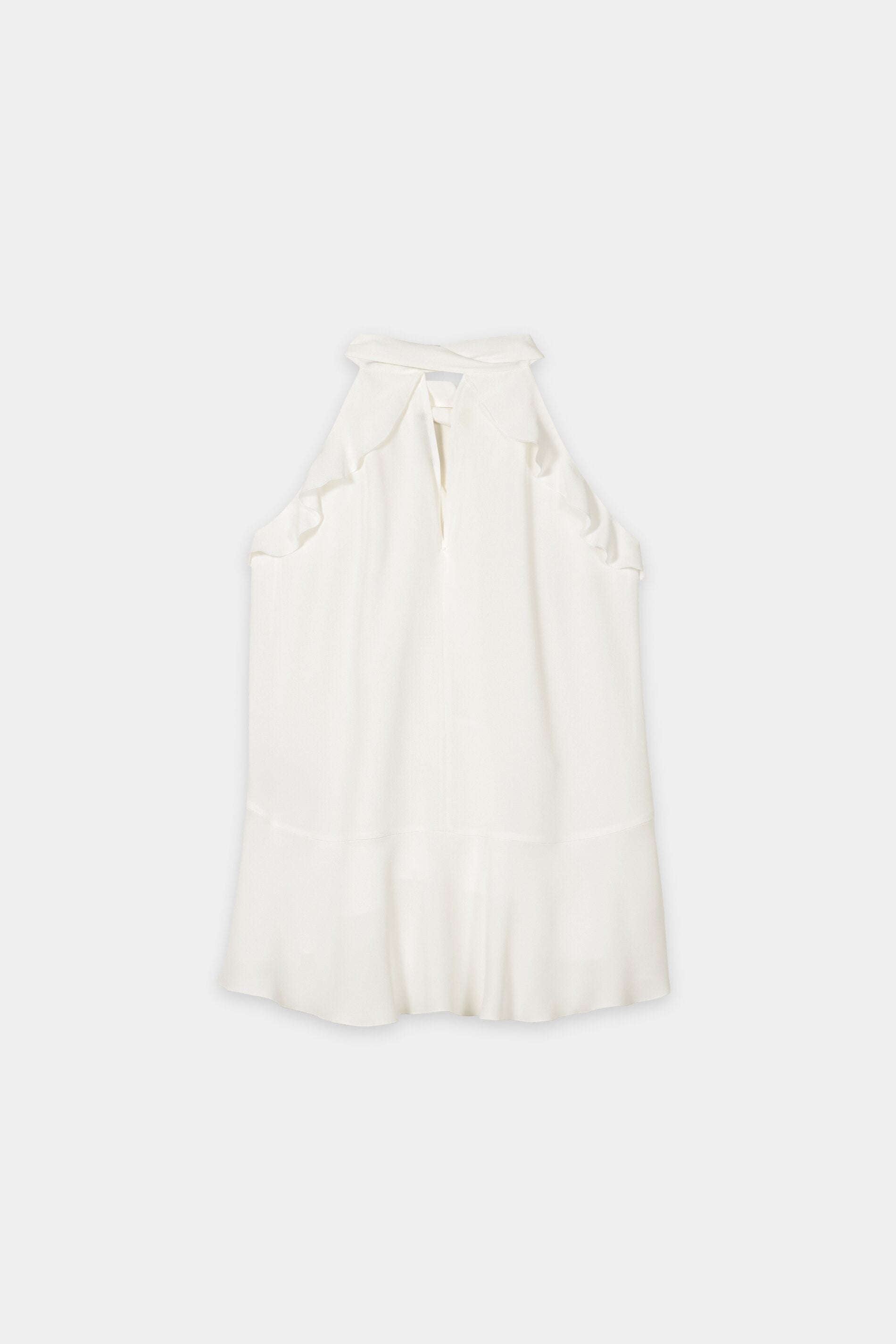 Bohotop aus Seiden-Mix - off-white - Standard | Artikel Rück