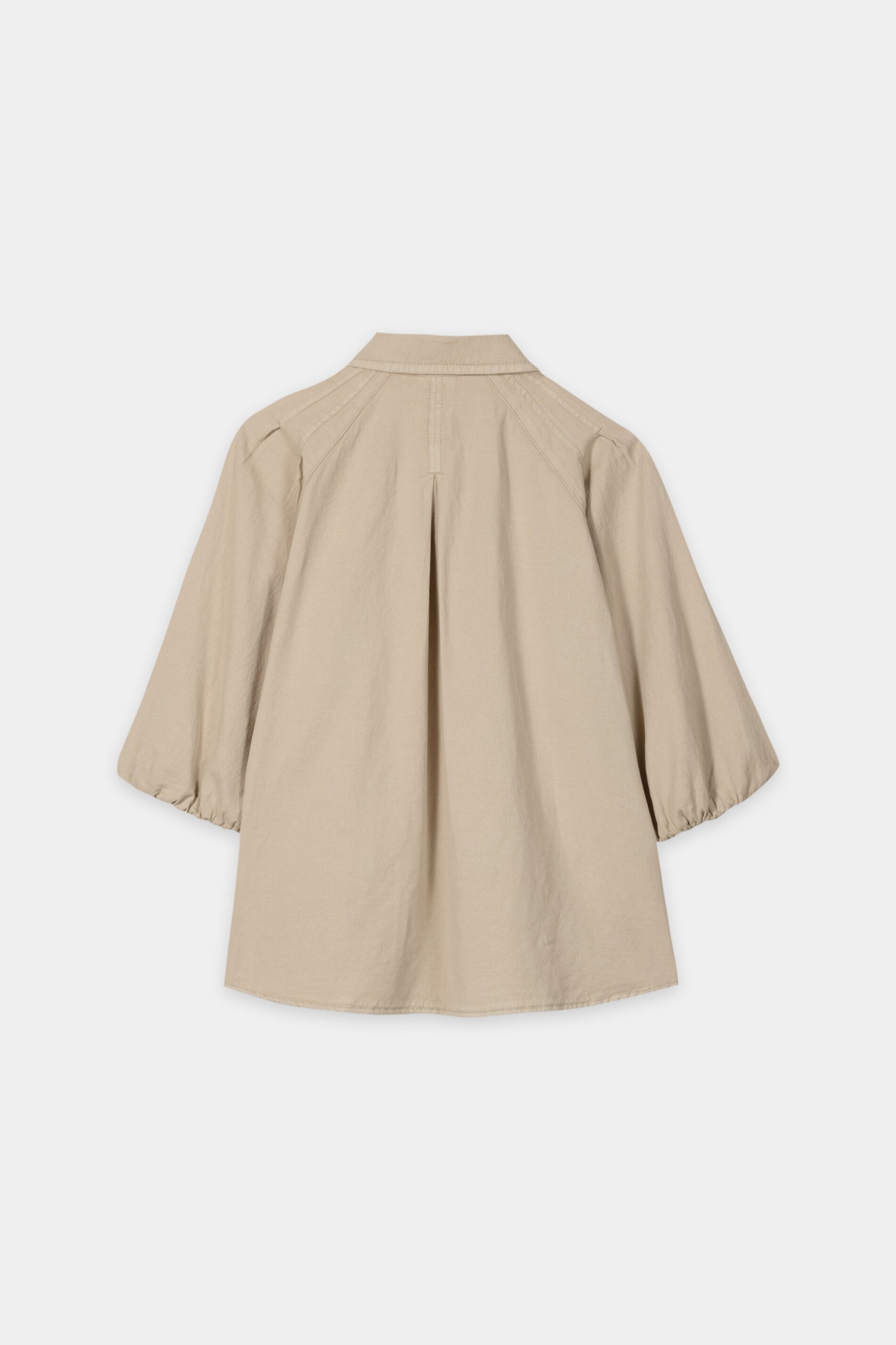 Bluse aus Leinen-Mix - sand - Standard | Artikel Rück