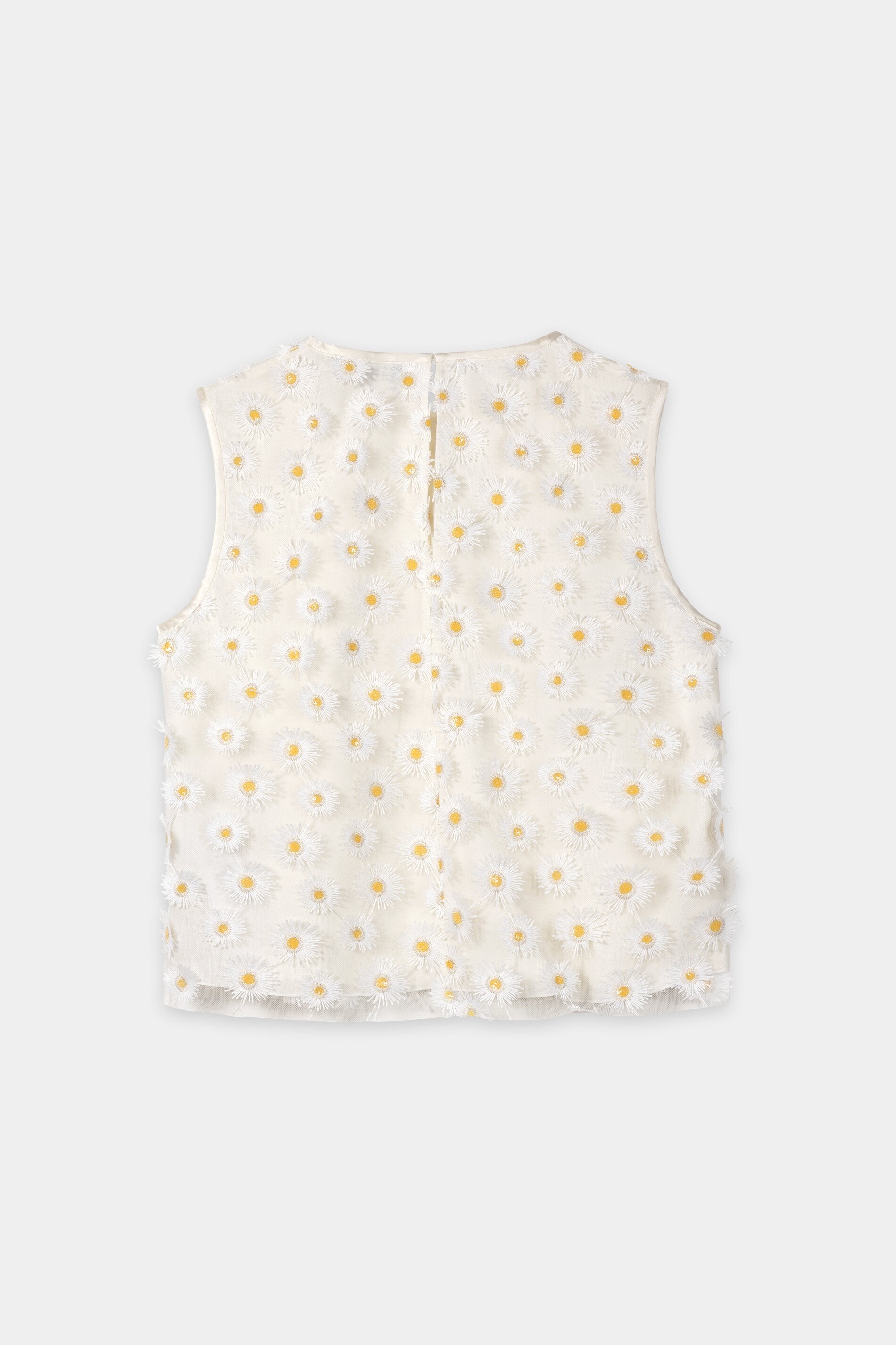 Blusentop mit Blüten - white - Standard | Artikel Rück