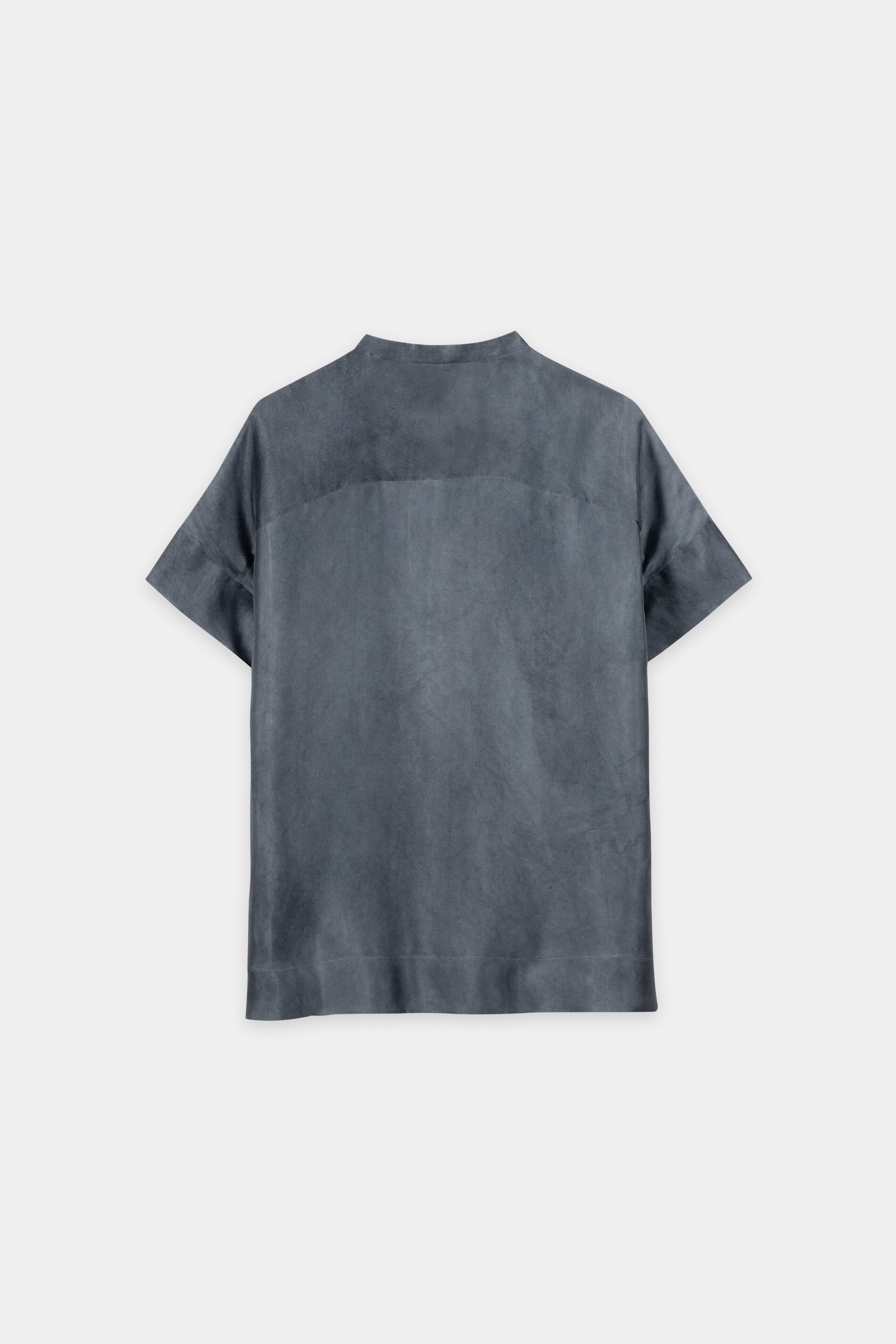 Tunika aus Seiden-Mix - tinted blue - Standard | Artikel Rück