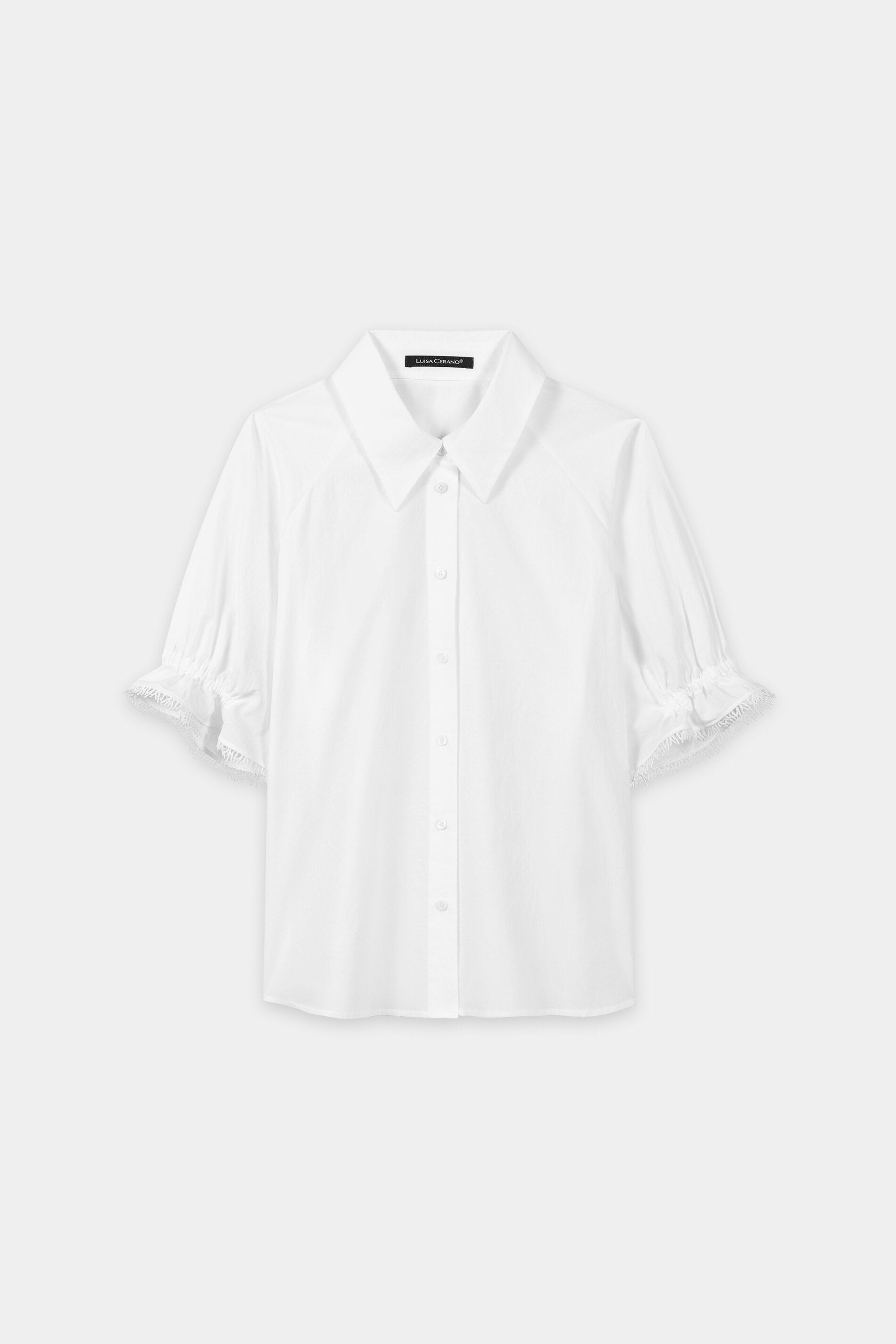 Bluse aus Baumwollvoile - white - Standard | Artikel Front