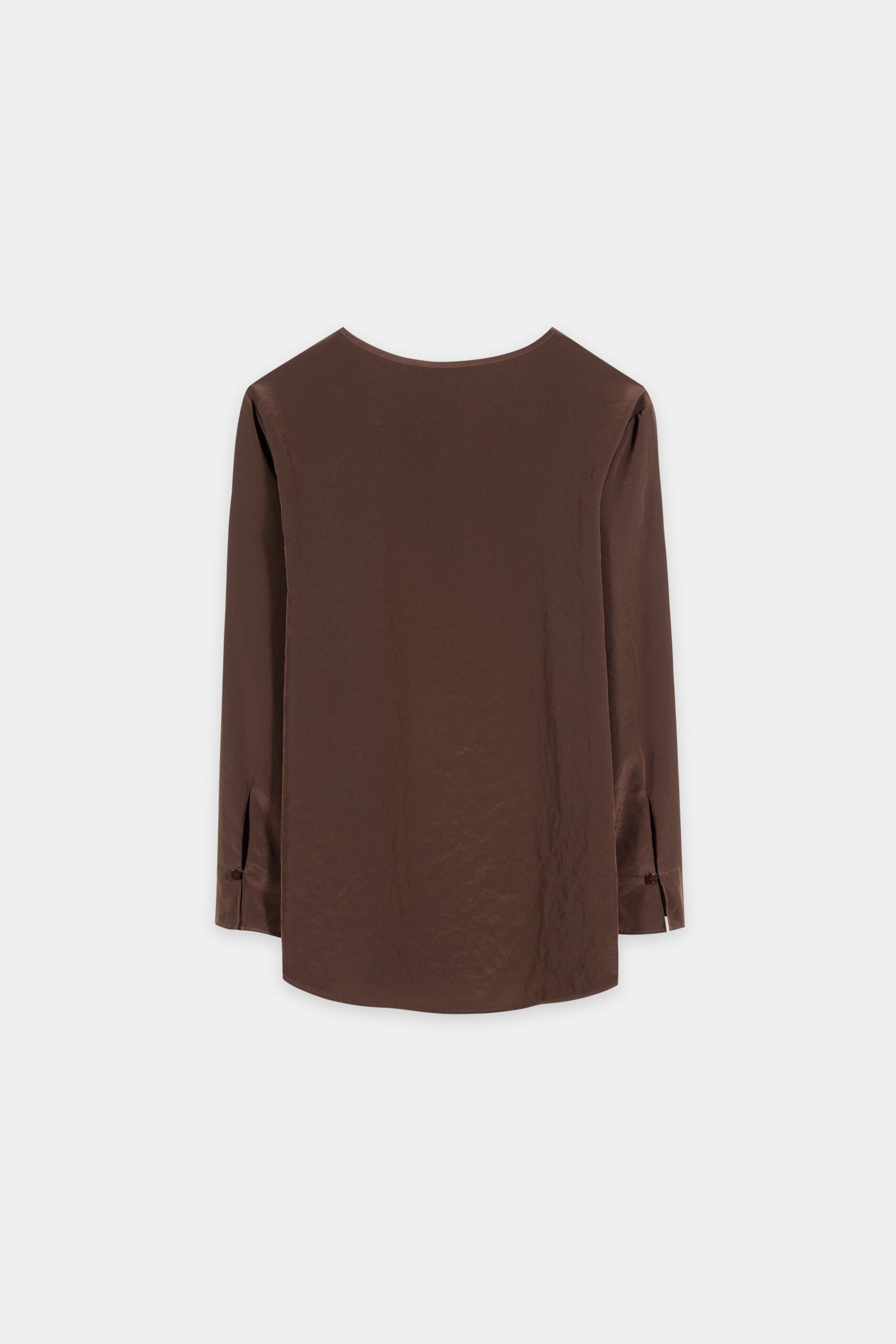 Fließendes Blusenshirt - marone - Standard | Artikel Rück