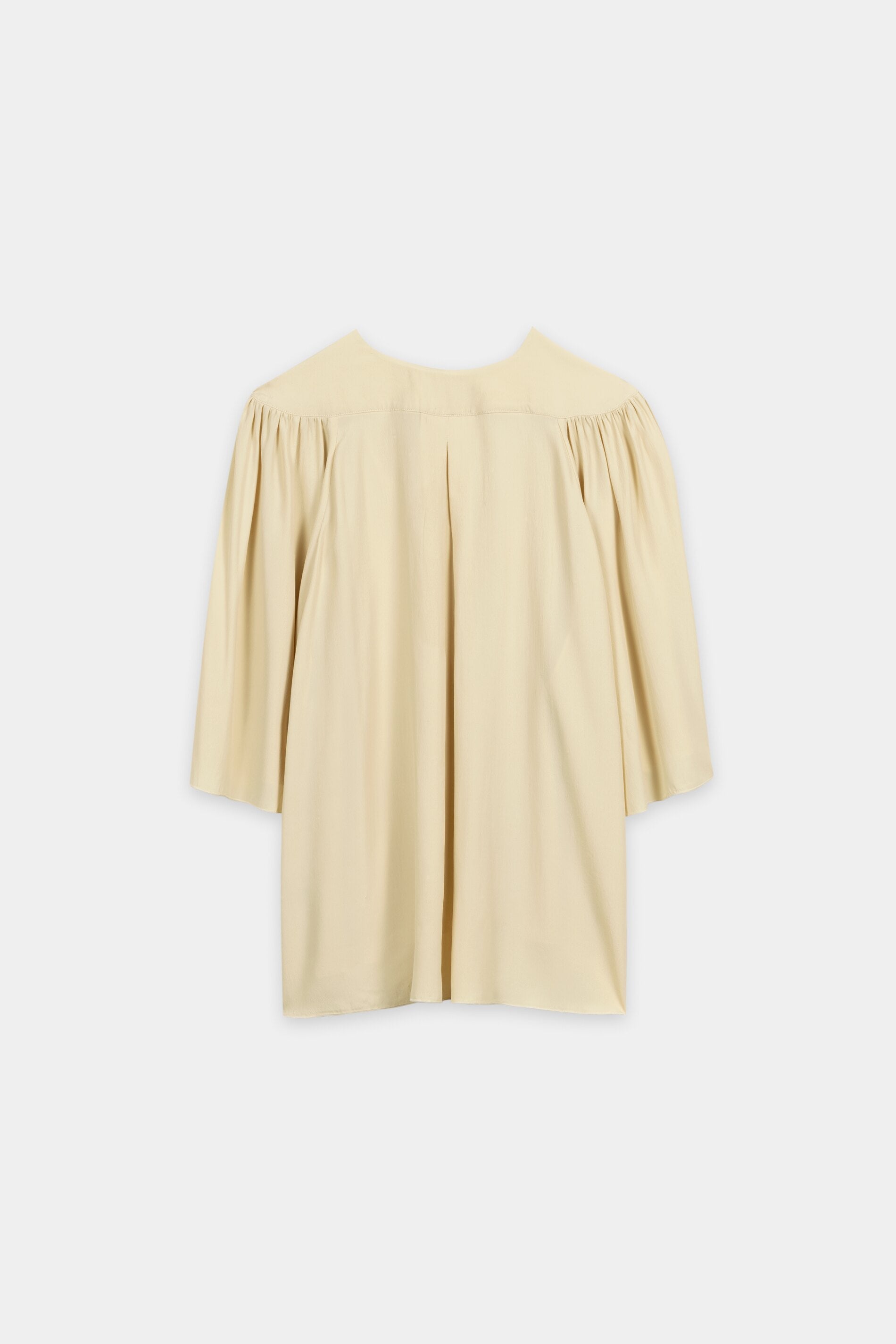 Bluse aus Seiden-Mix - butter yellow - Standard | Artikel Rück