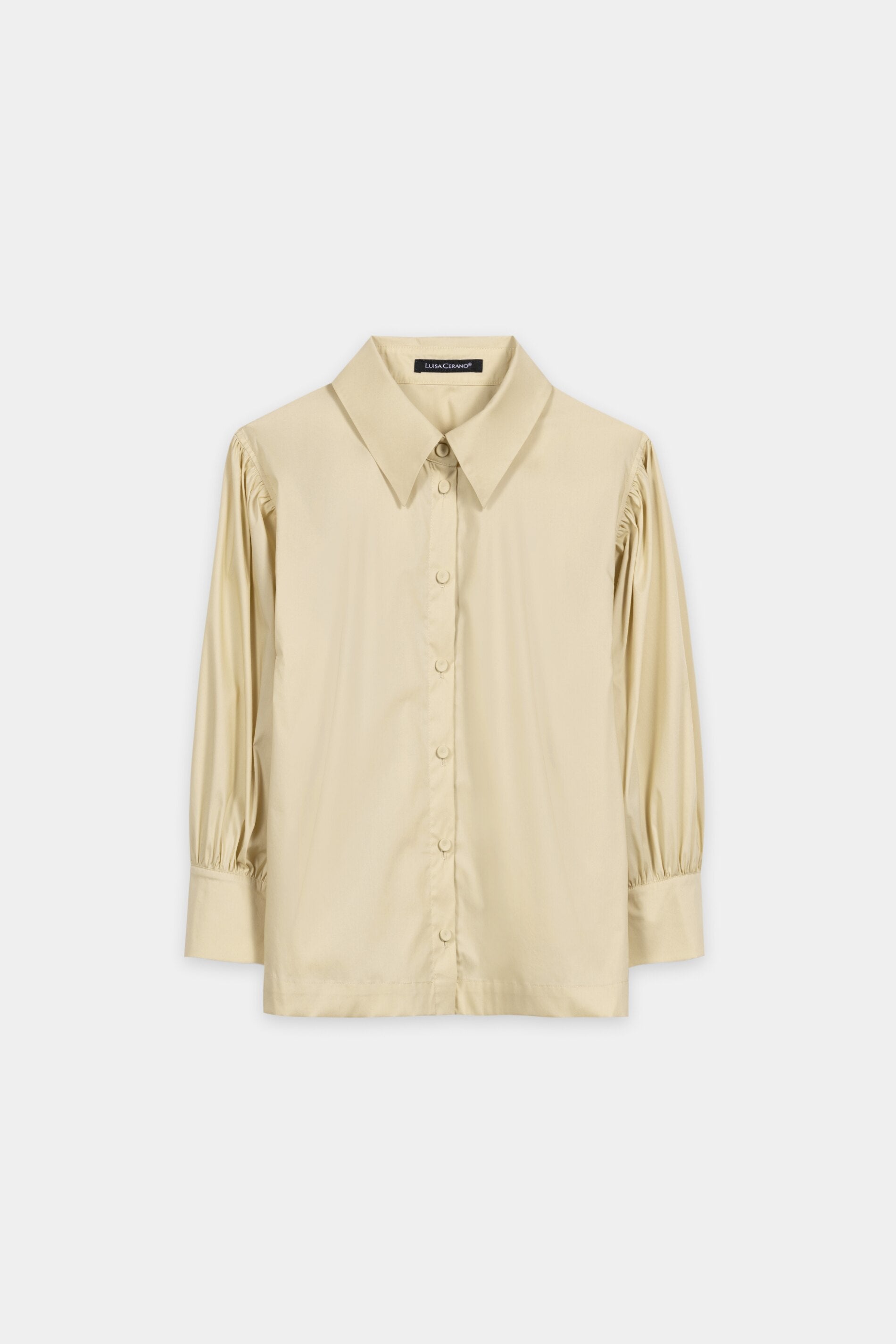 Bluse aus Baumwoll-Mix - butter yellow - Standard | Artikel Front