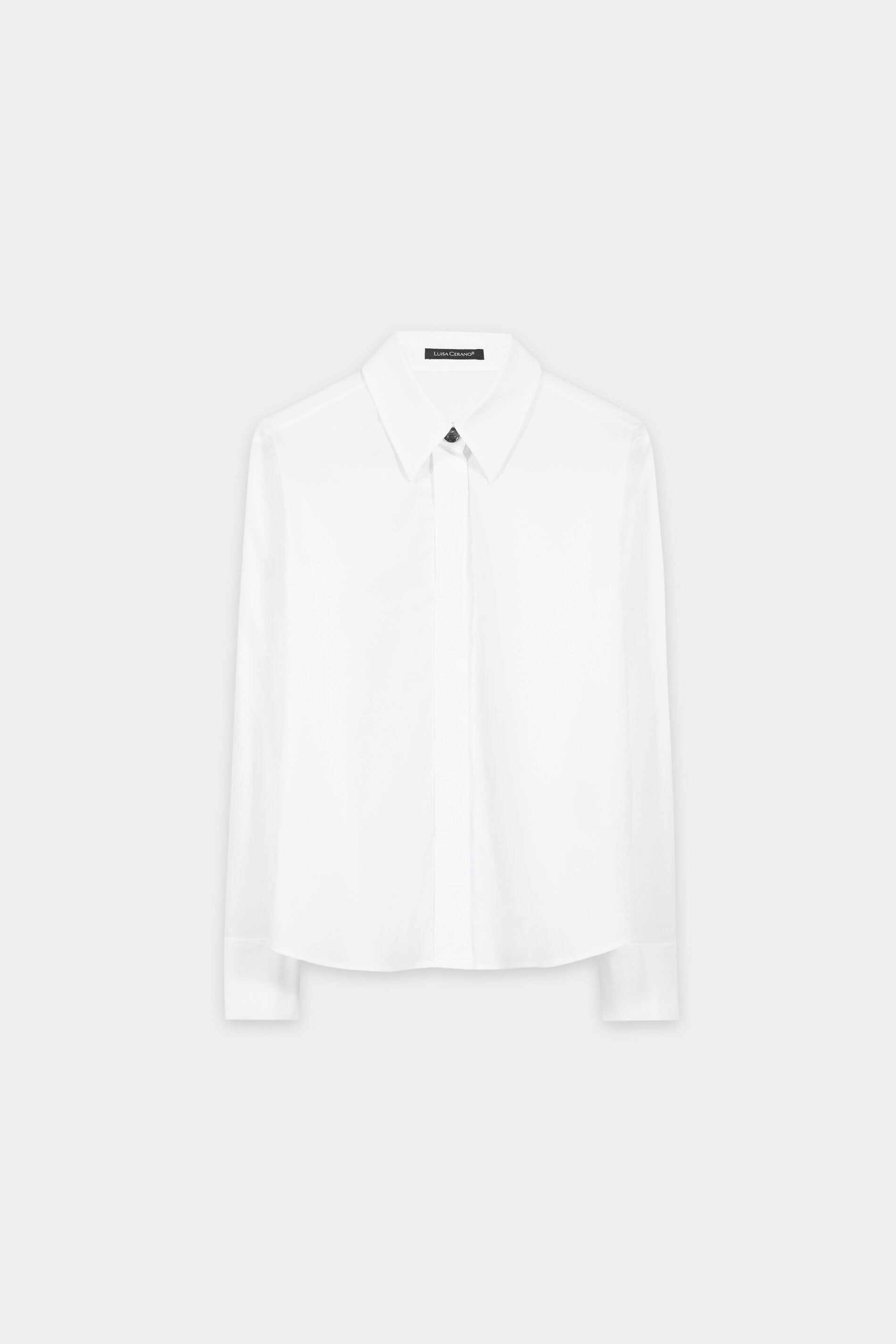 Baumwoll-Hemdbluse - white - Standard | Artikel Front