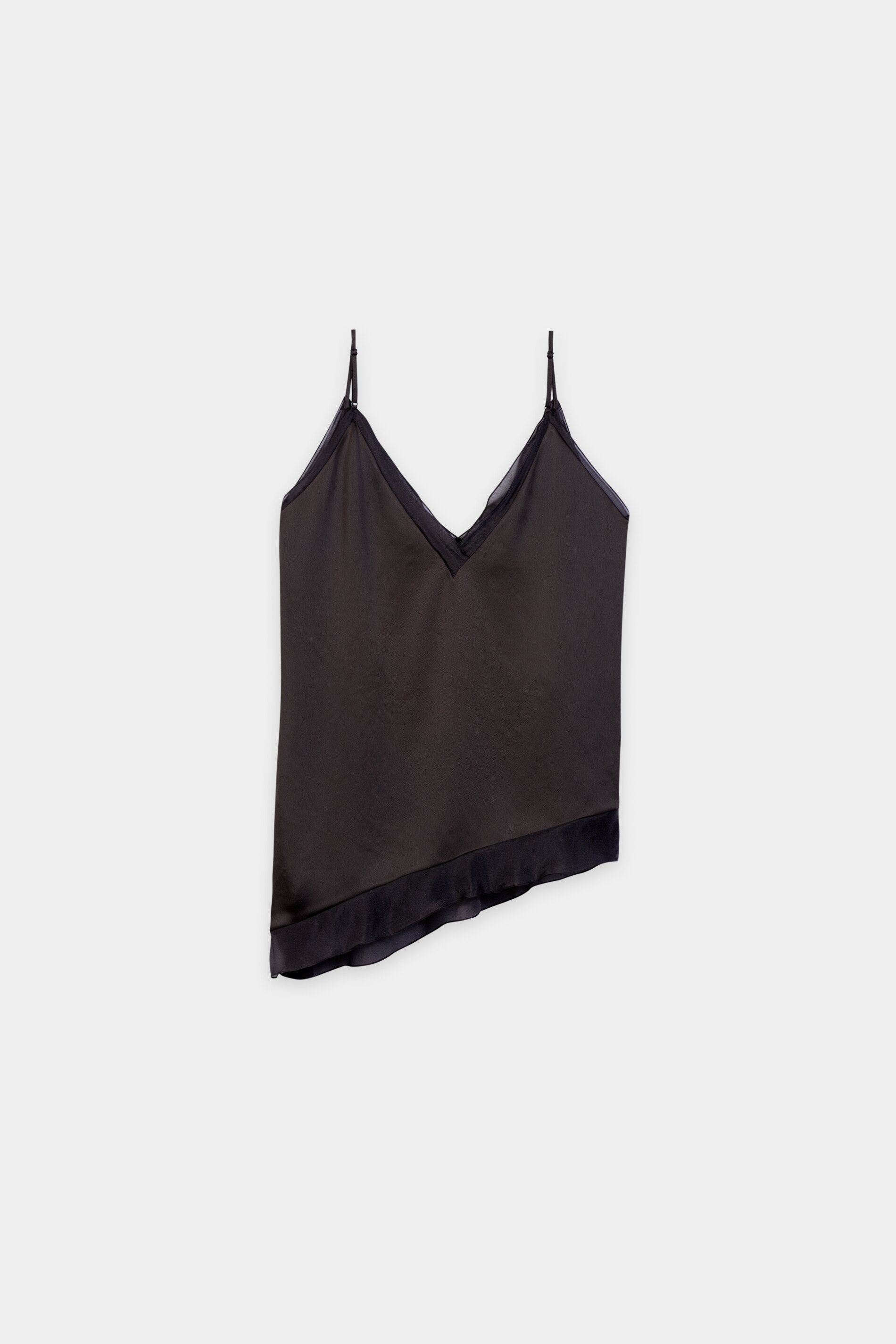 Satin-Organza-Top - truffle - Standard | Artikel Rück