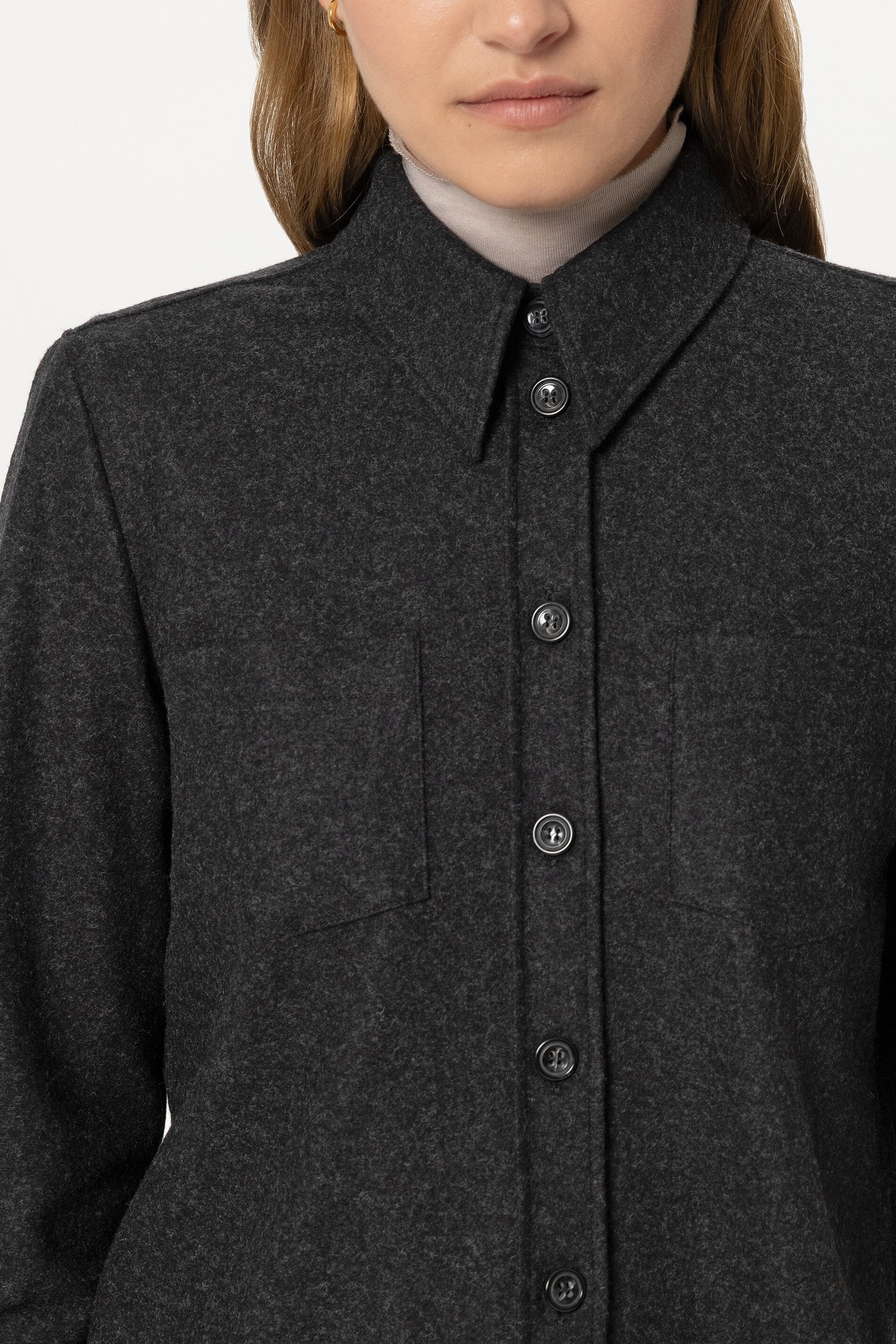 Flanell-Hemd - anthracite - Standard | Model Detail