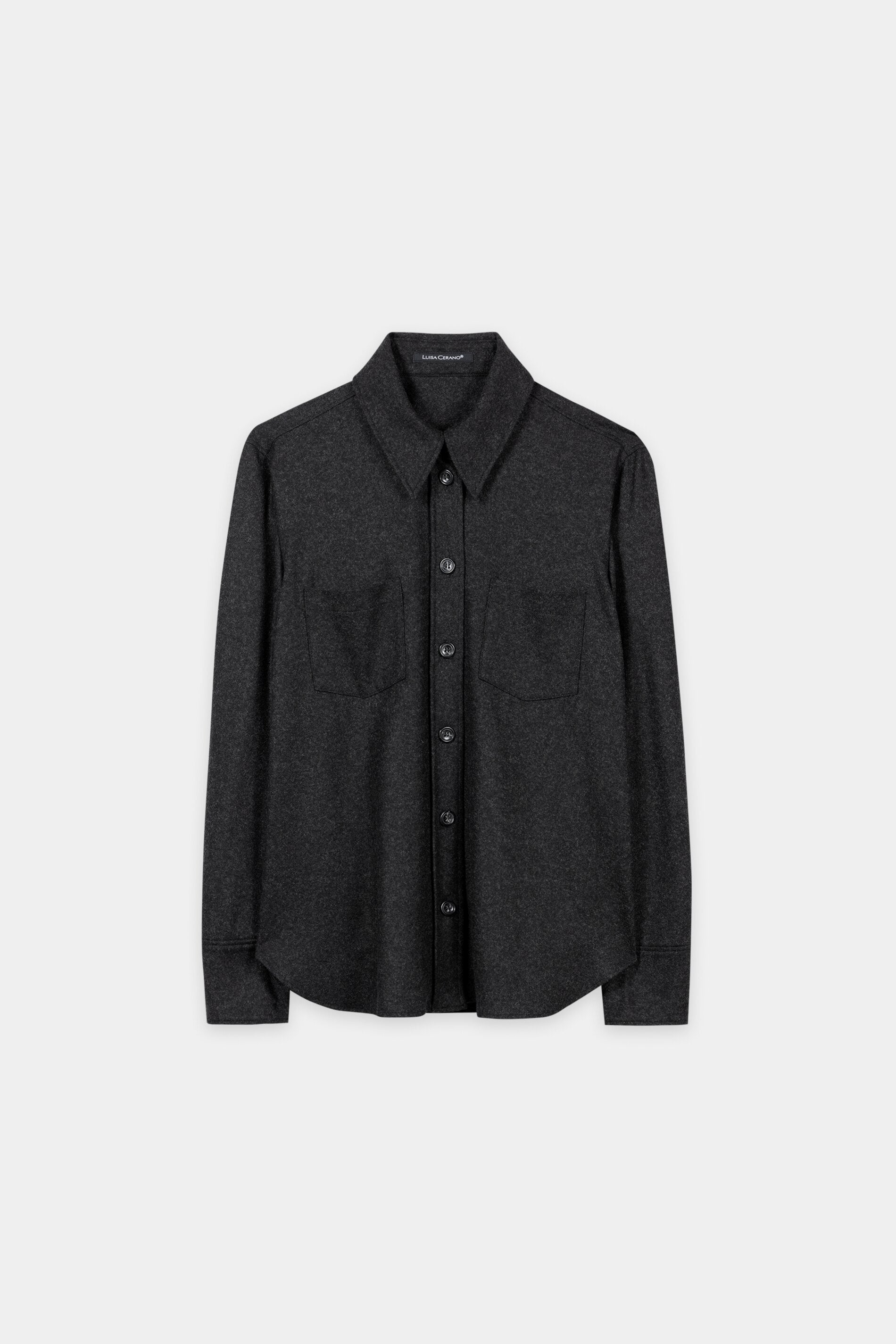 Flanell-Hemd - anthracite - Standard | Artikel Front