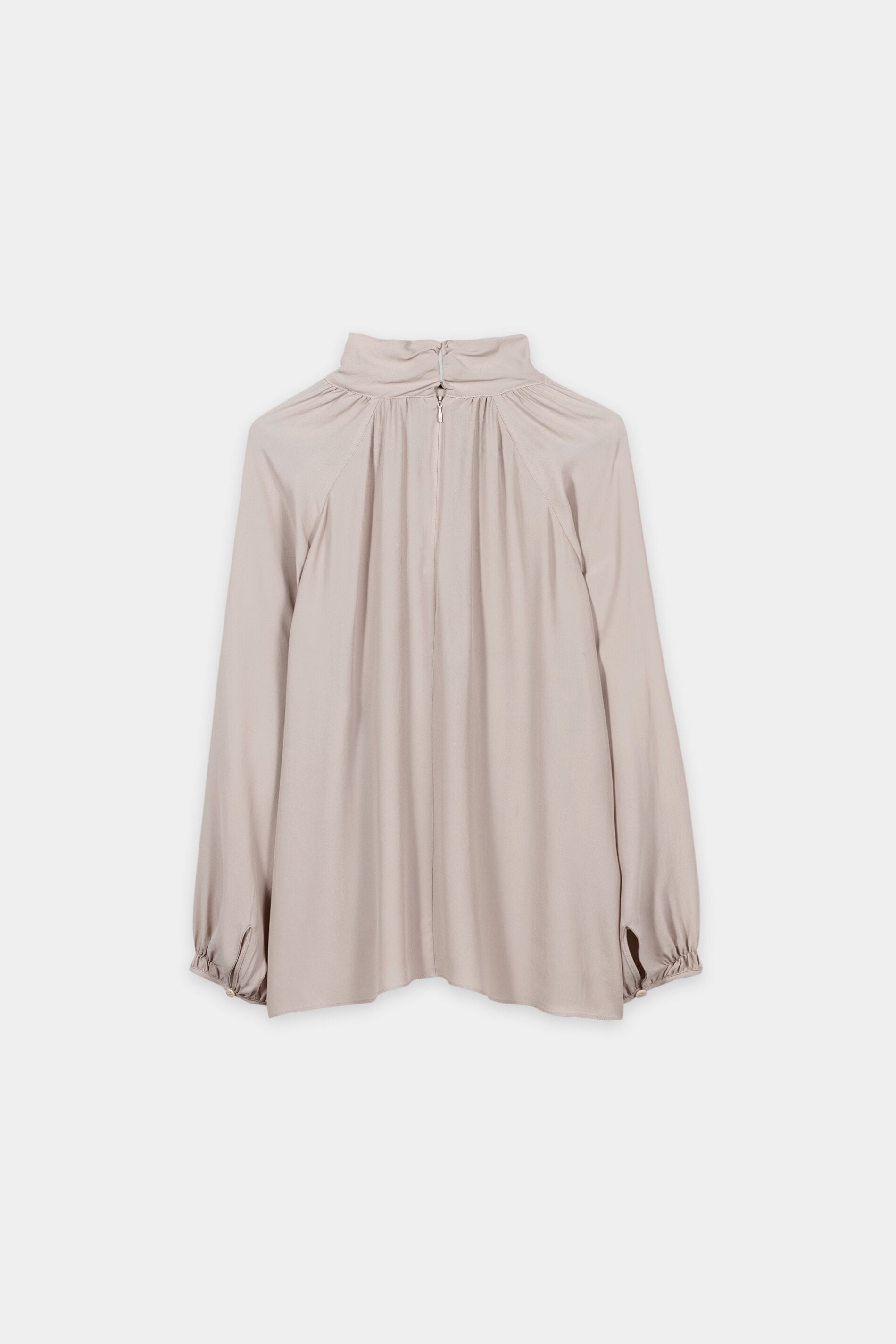 Bluse aus Seiden-Mix - pearl - Standard | Artikel Rück