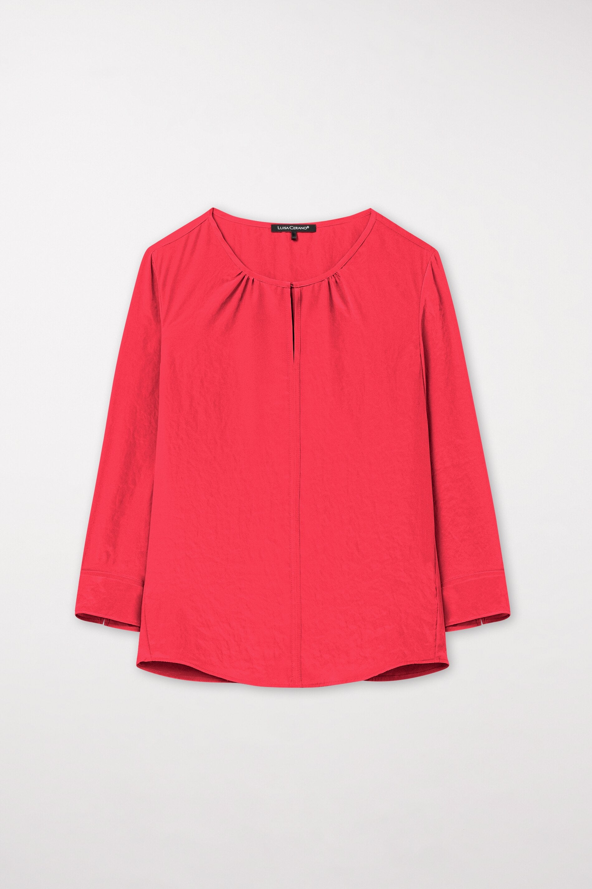 Fließendes Blusenshirt - bright red - Standard | Artikel Front