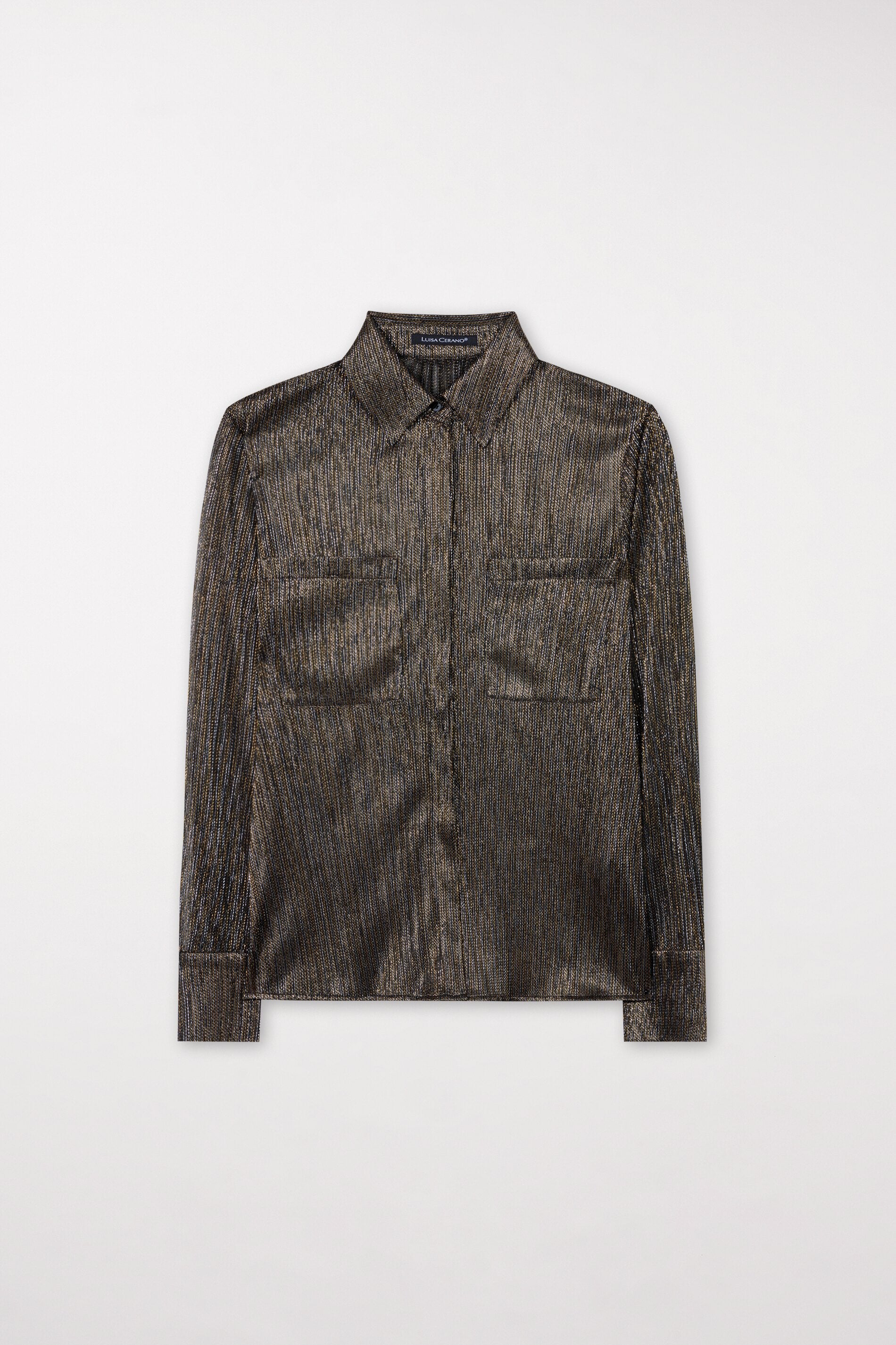 Lamé-Hemdbluse - the lame fancy - Standard | Artikel Front