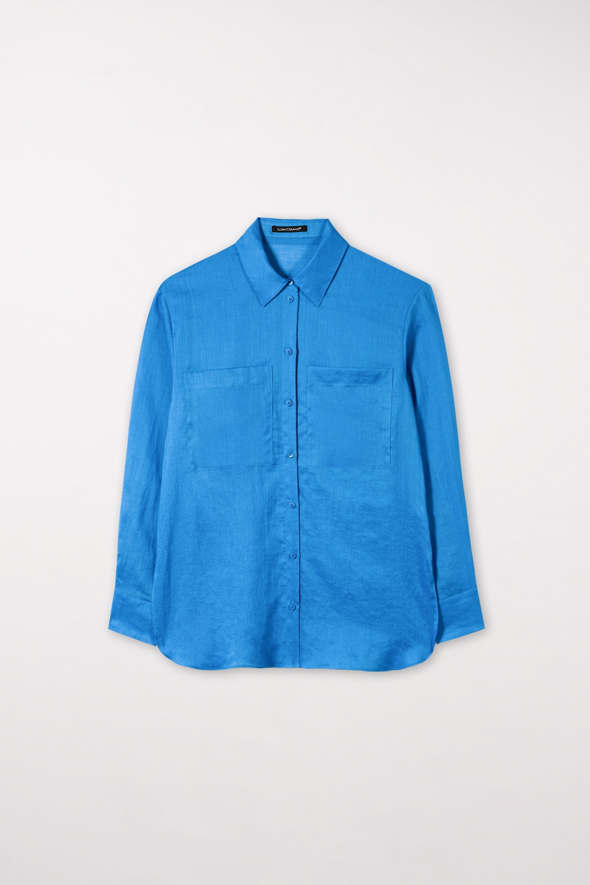 Ramie-Hemd - azur - Standard | Artikel Front