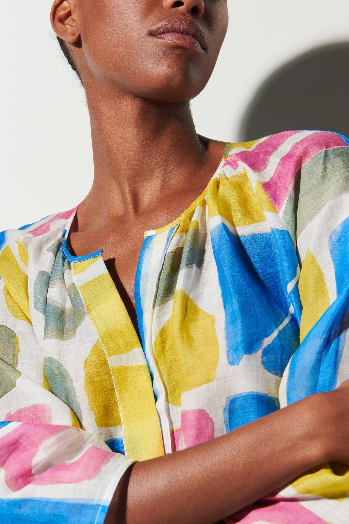 Tunikabluse mit Ethnic-Print - multi playful ethnic print - Standard | Model Detail