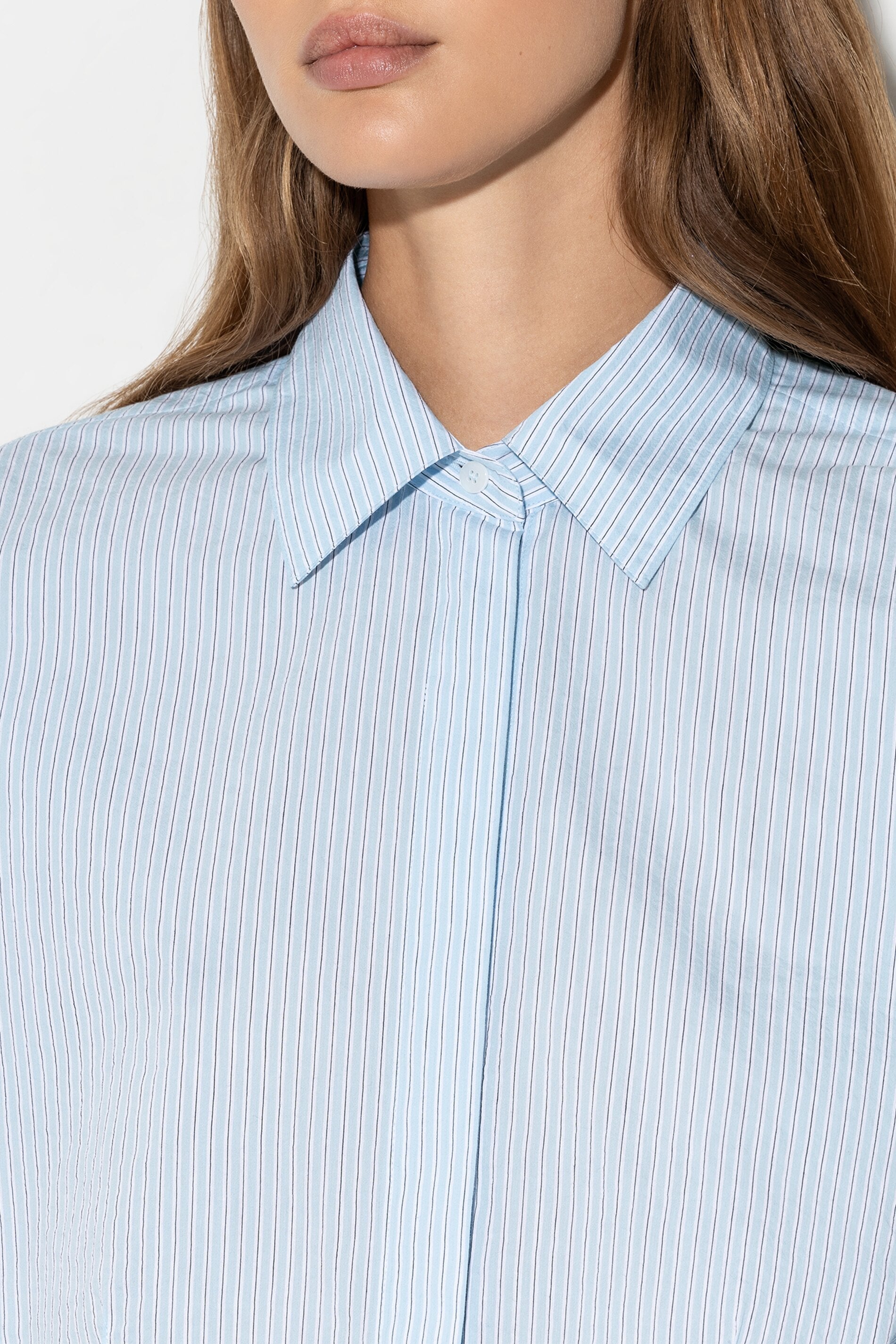 Kimonobluse mit Streifen - multi - Standard | Model Detail