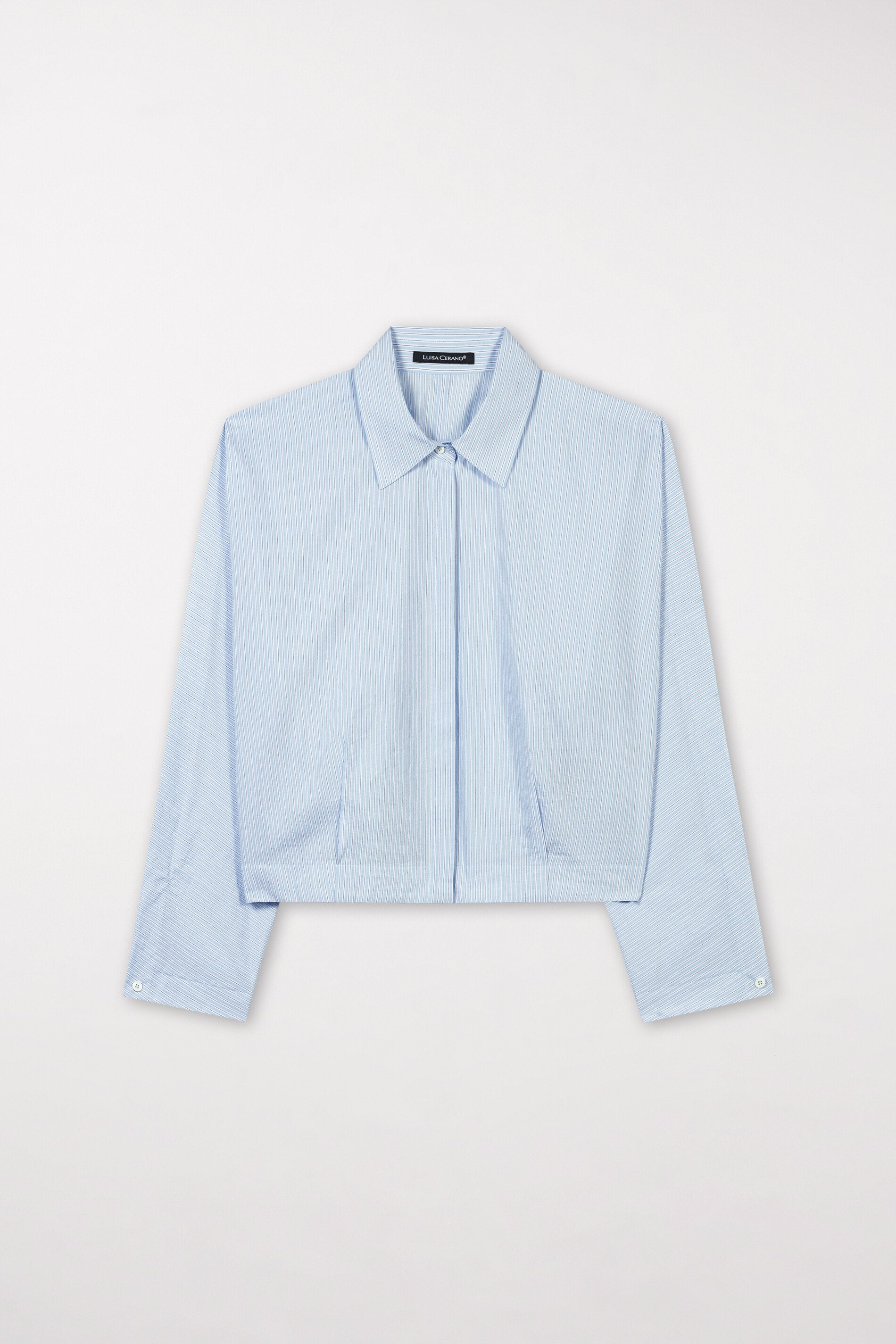 Kimonobluse mit Streifen - multi - Standard | Artikel Front