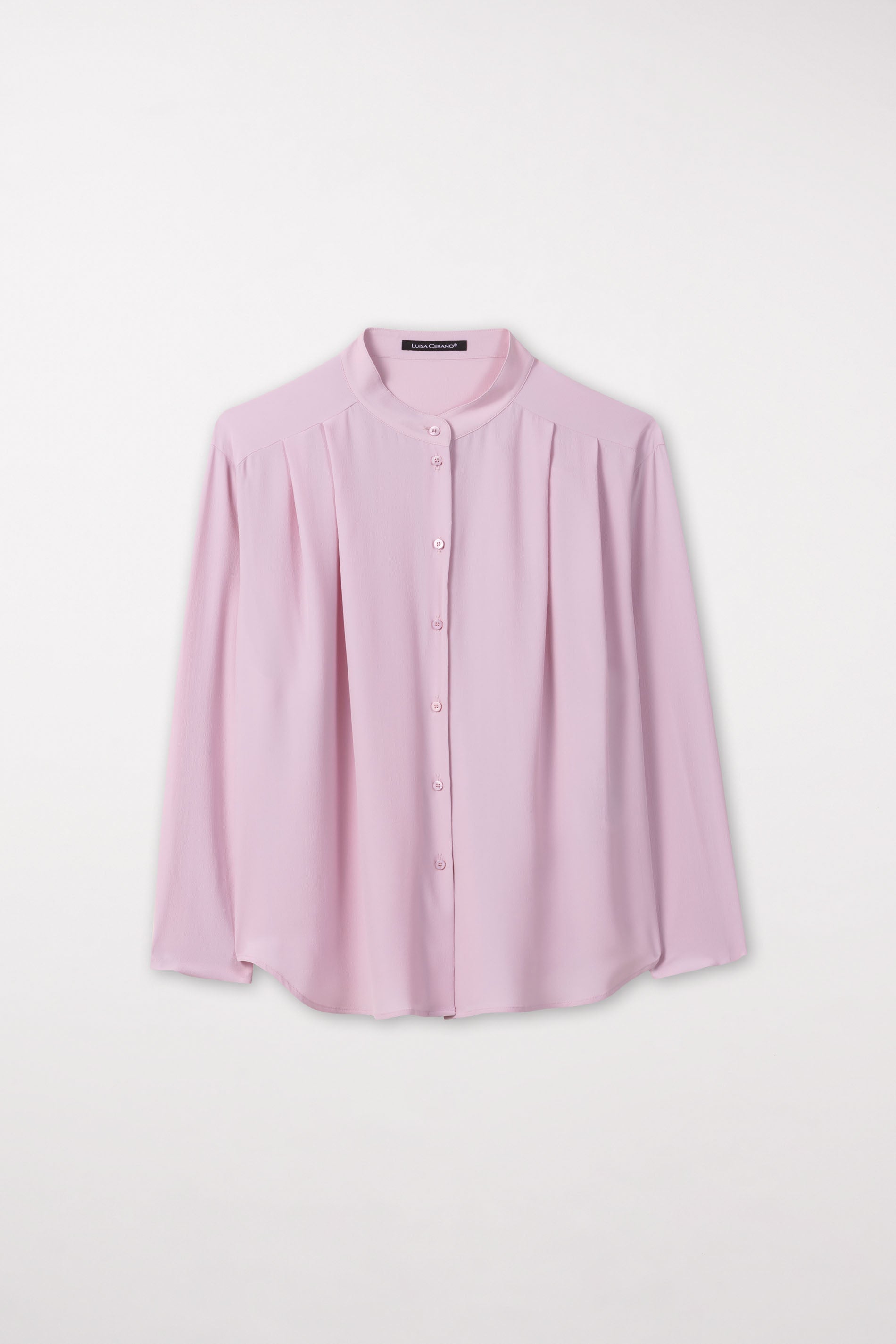 Tunikabluse aus Seiden-Mix - faded lavender - Standard | Artikel Front