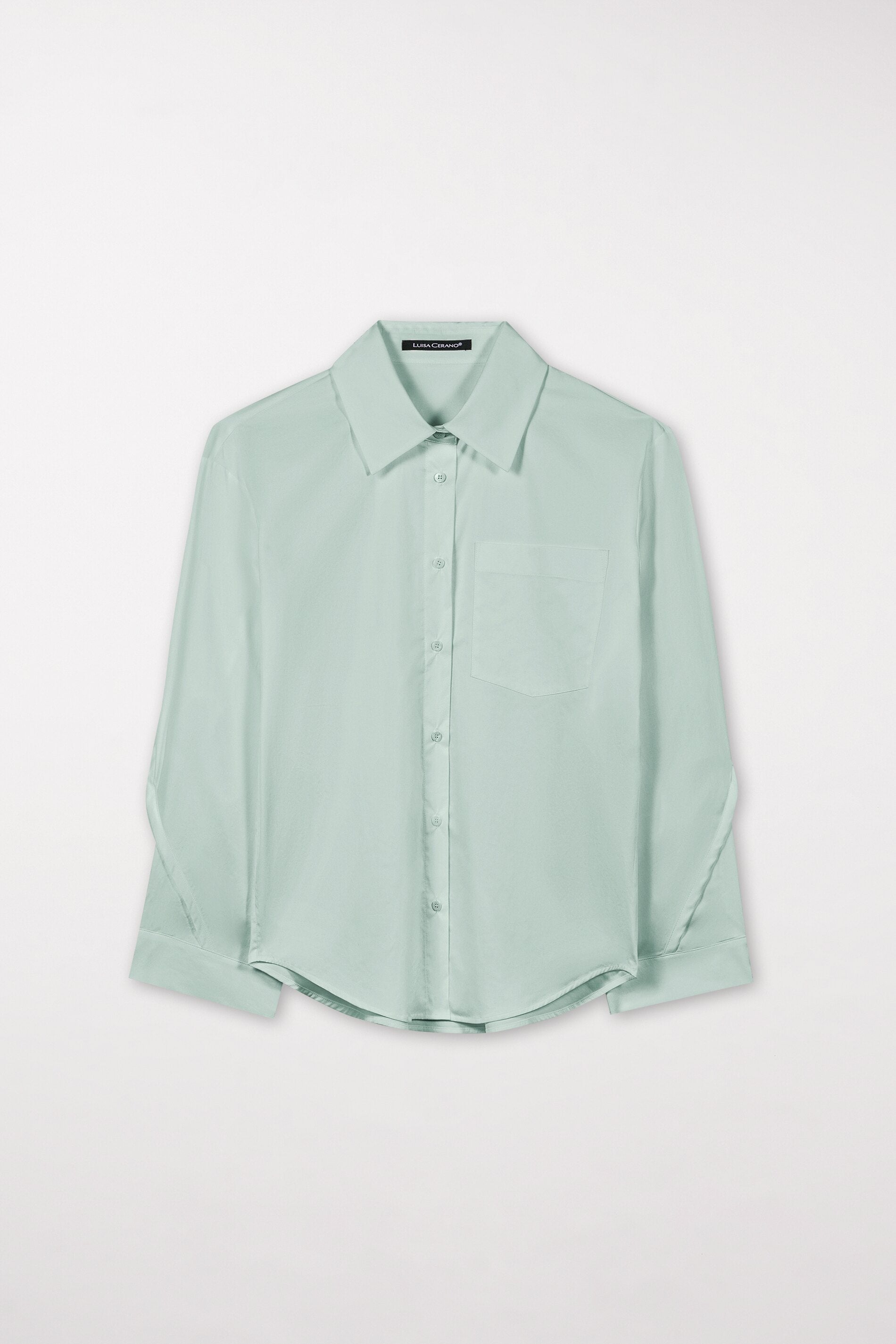 Gabardine-Hemdbluse - mint - Standard | Artikel Front