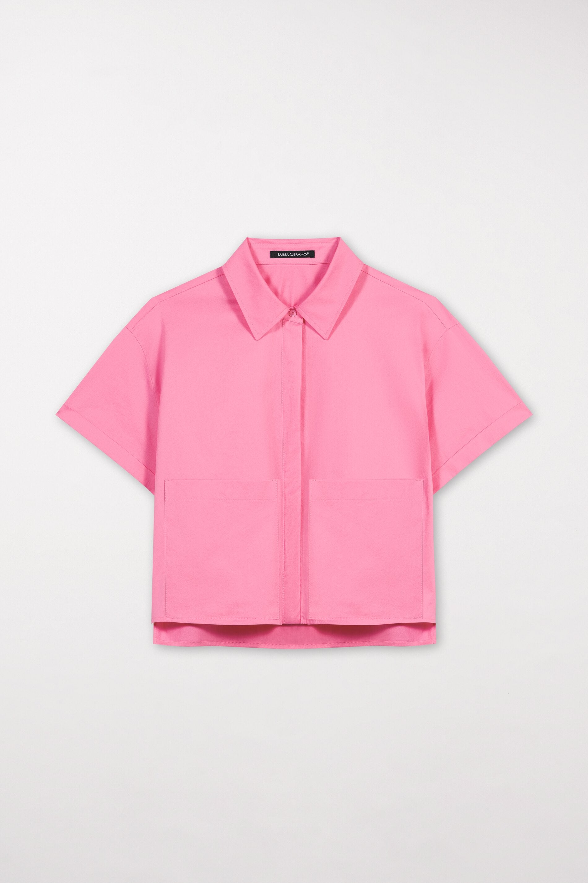 Hemdbluse mit Taschen - candy pink - Standard | Artikel Front