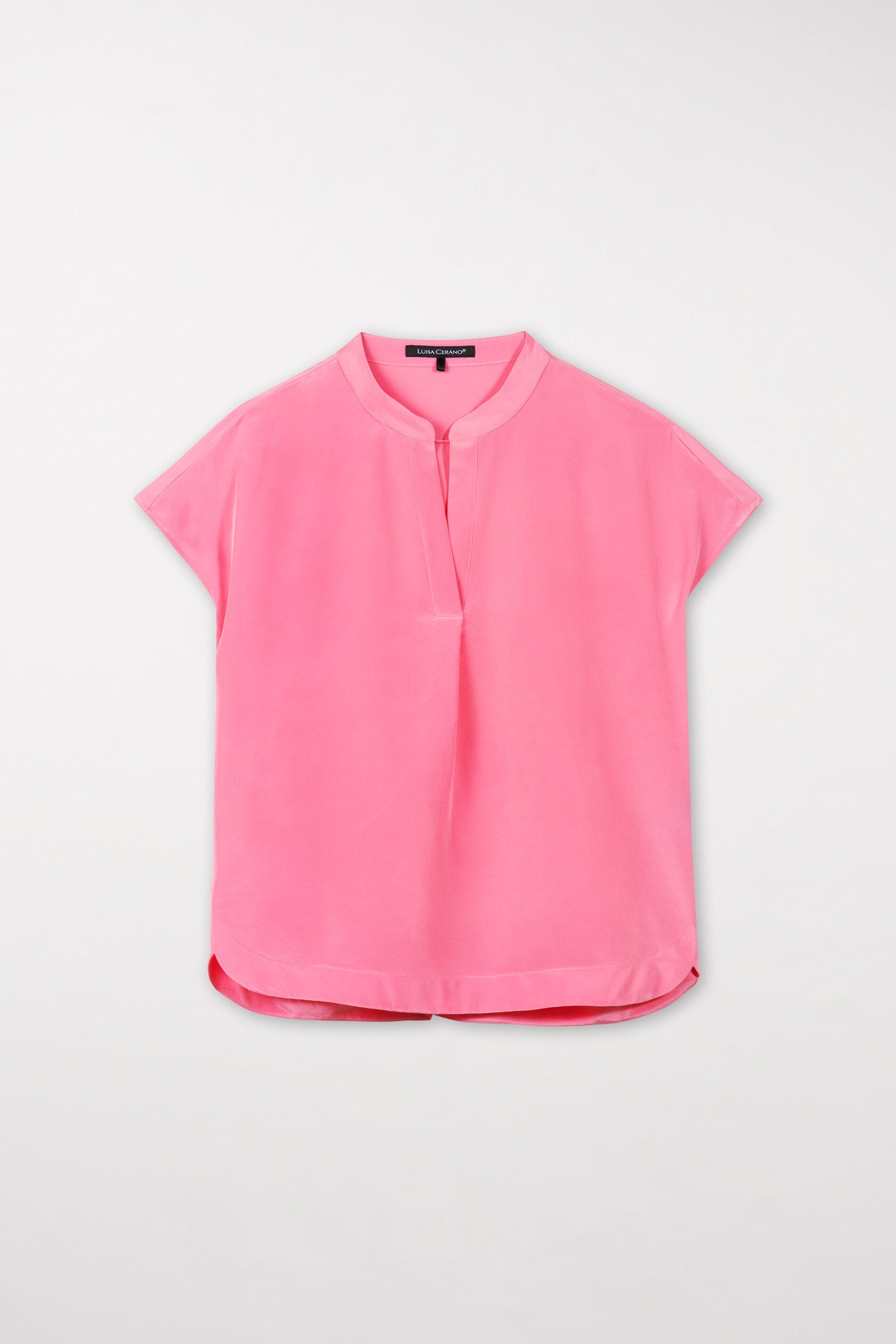 Tunika mit Poloblende - candy pink - Standard | Artikel Front