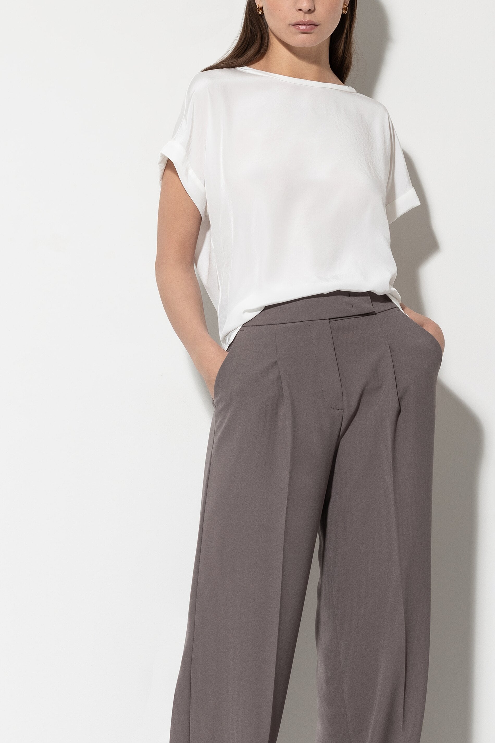 Jersey-T-Shirt - milk - Standard | Model Front