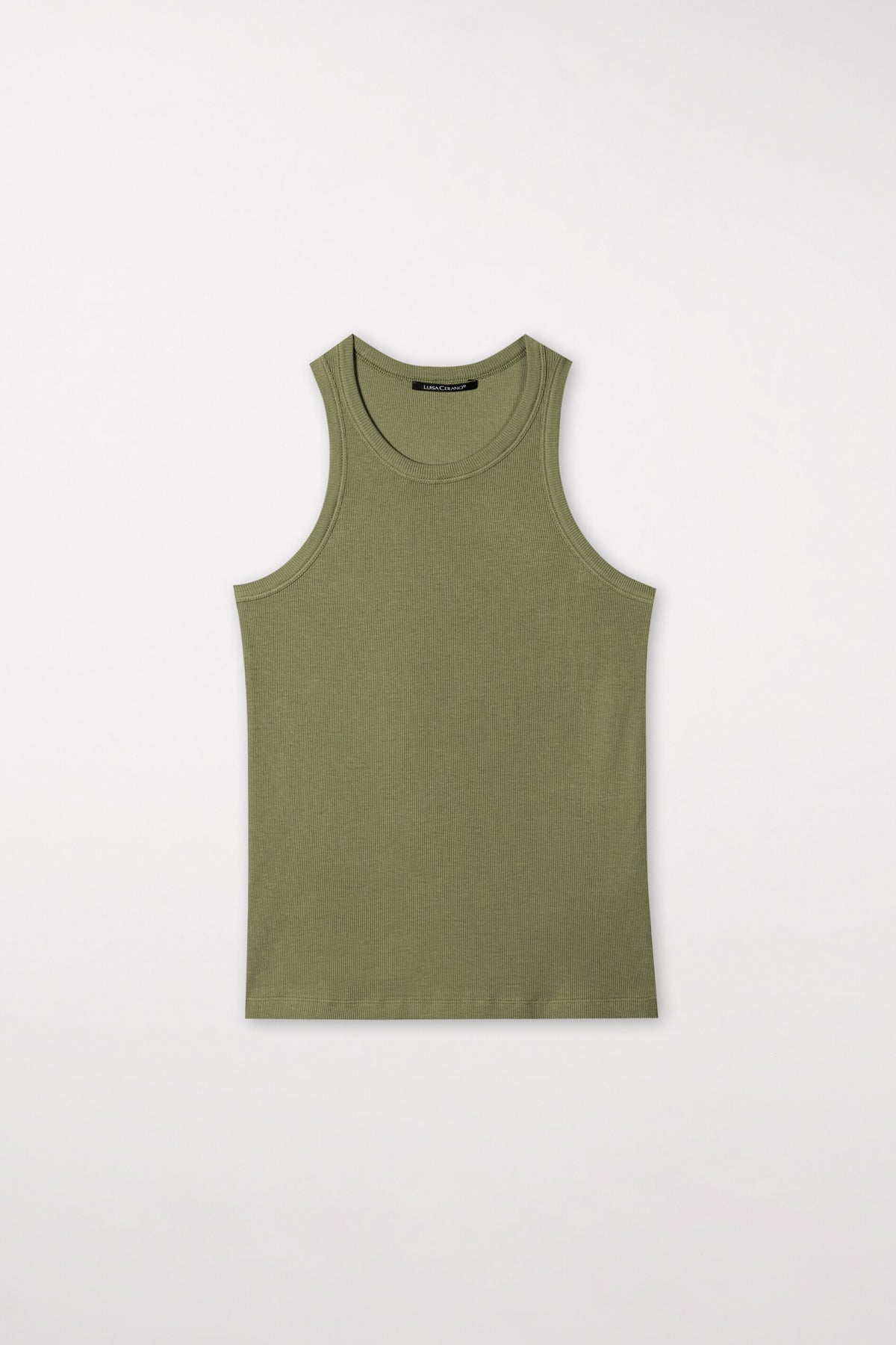Basic-Tanktop - moss green - Standard | Artikel Front