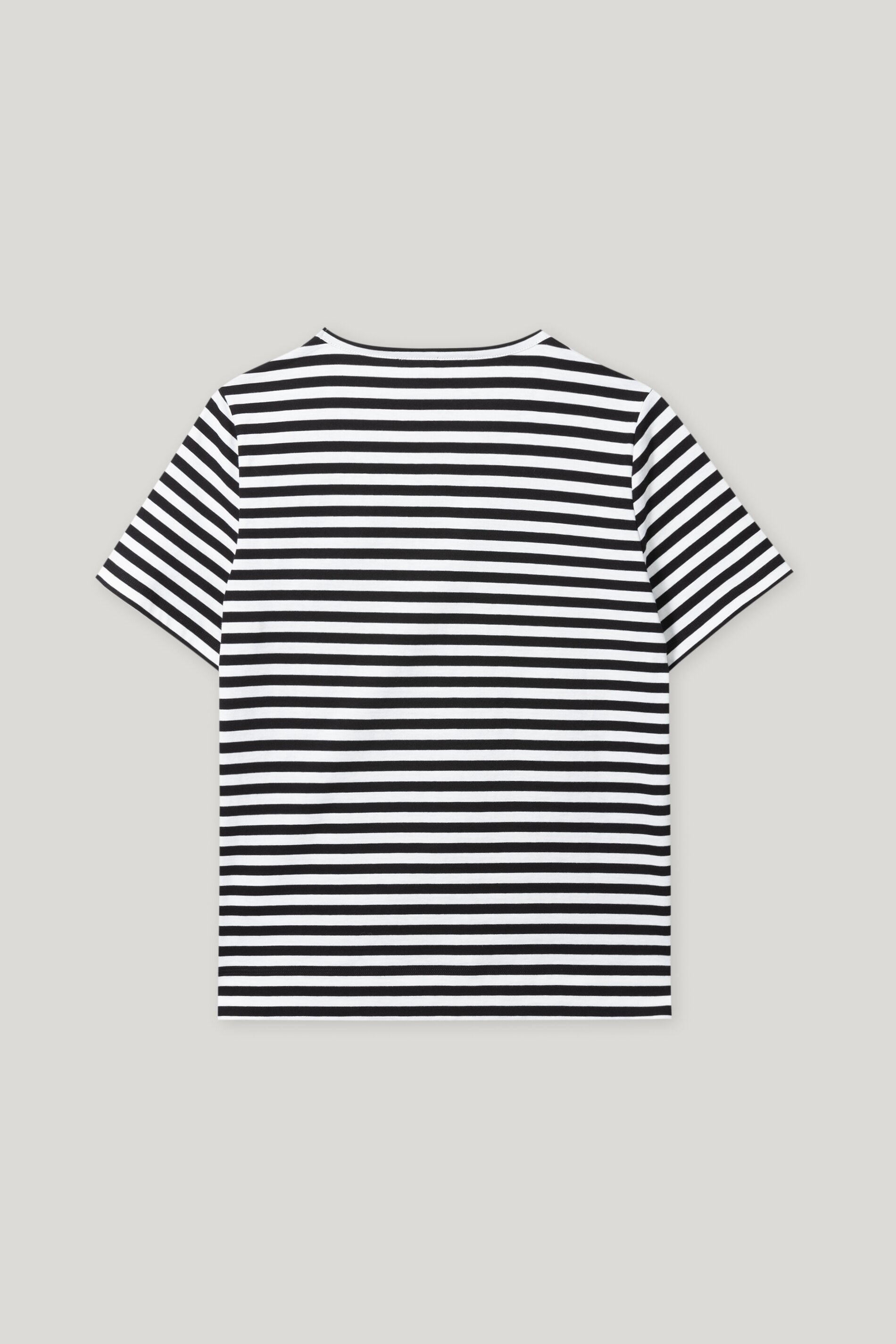 T-Shirt - deep black / white - Standard | Artikel Rück