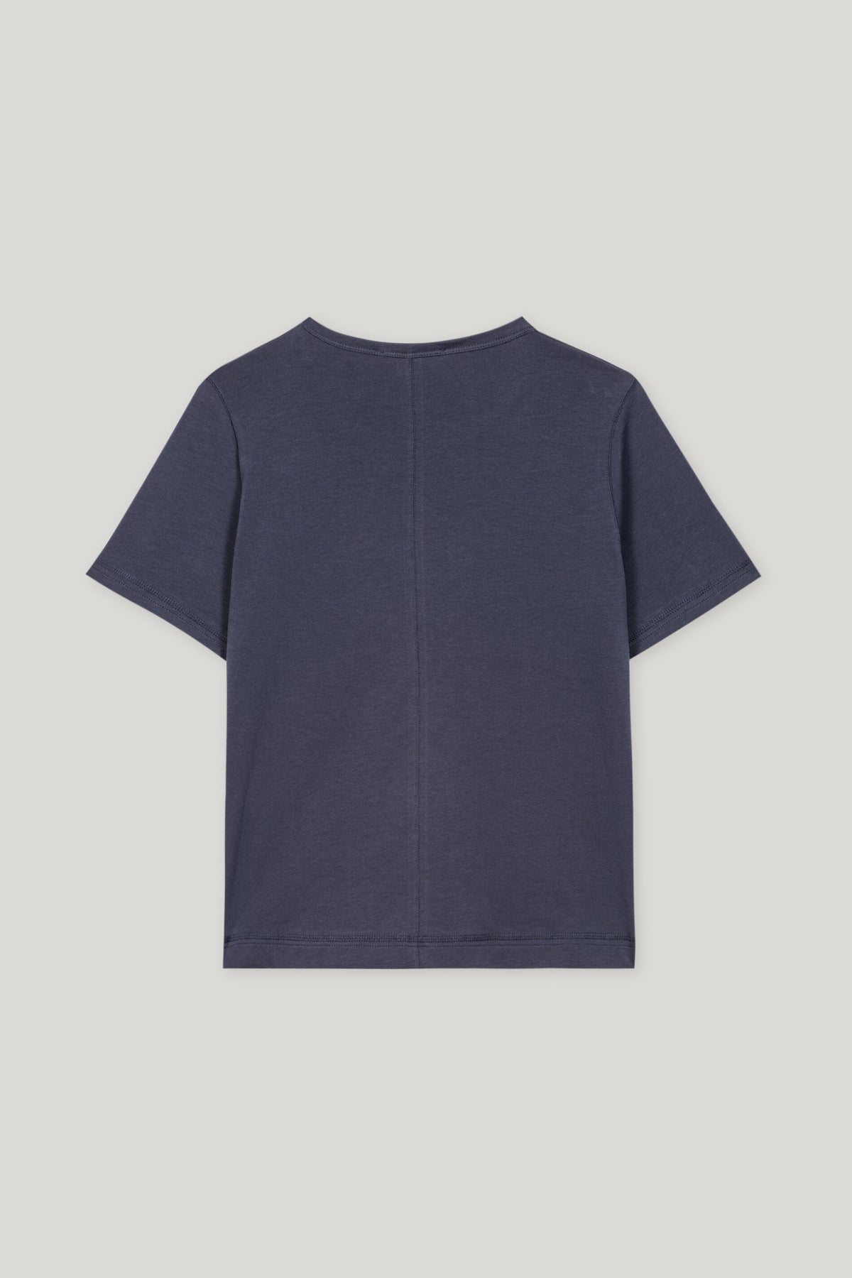 T-Shirt mit Logo-Applikation - jeans blue - Standard | Artikel Rück