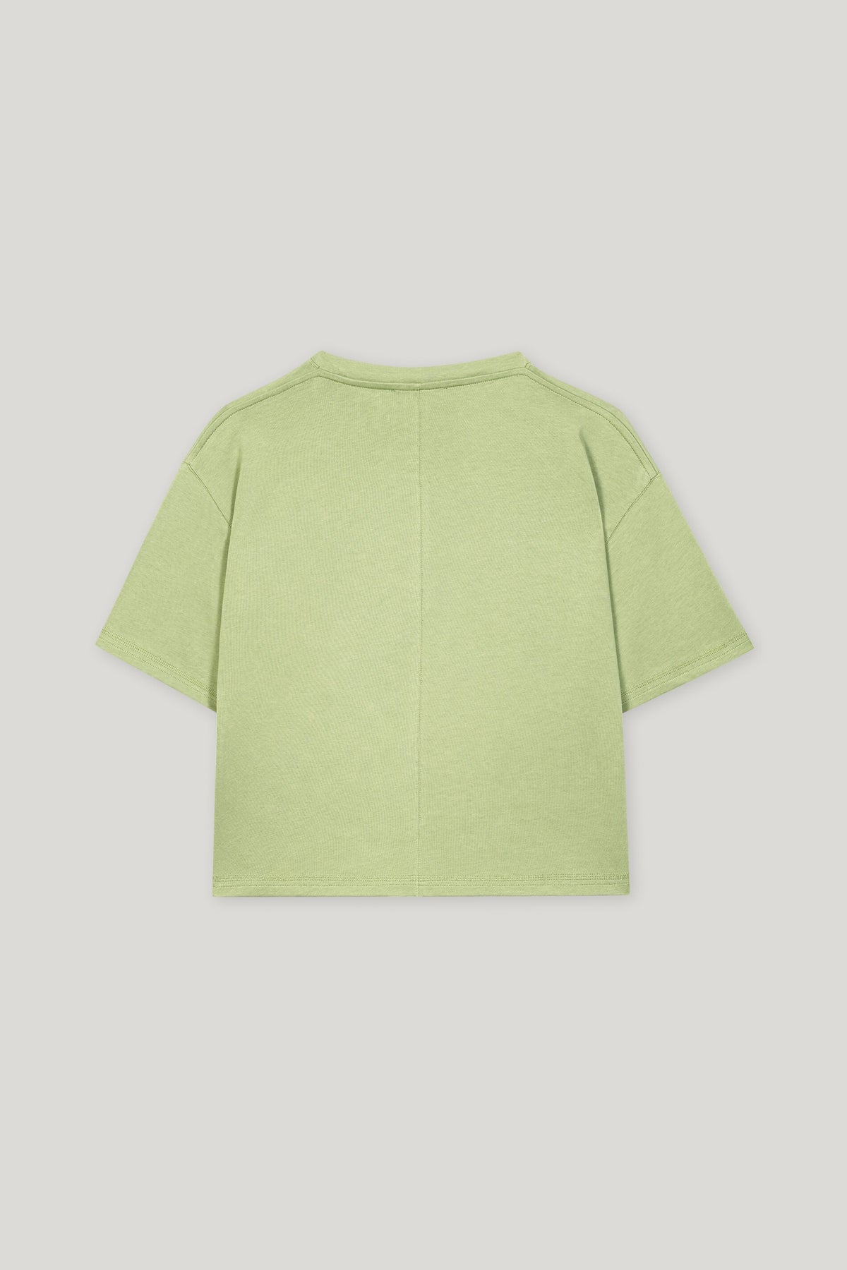 T-Shirt mit Logo-Applikation - easy green - Standard | Artikel Rück