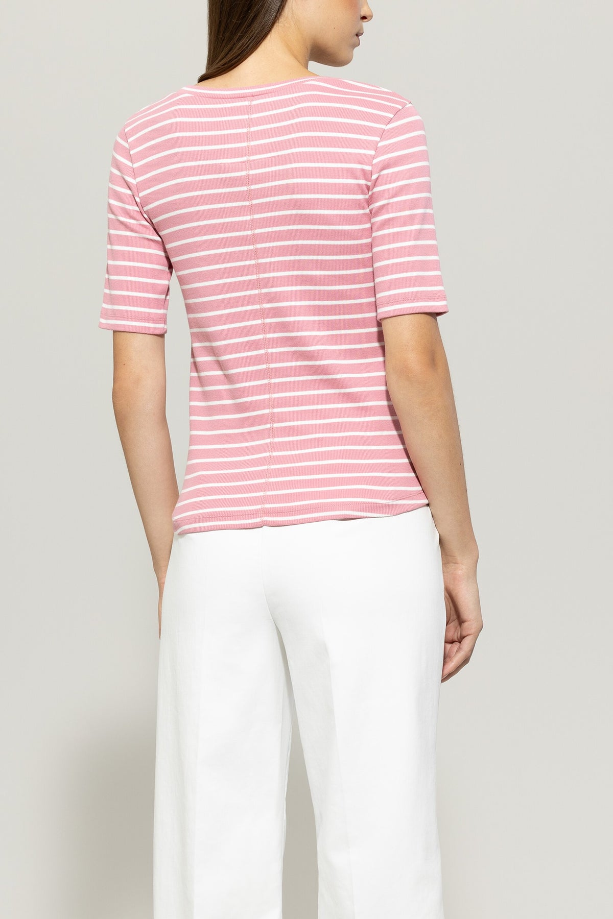 Ringel-Halbarmshirt - multi - Standard | Model Rück