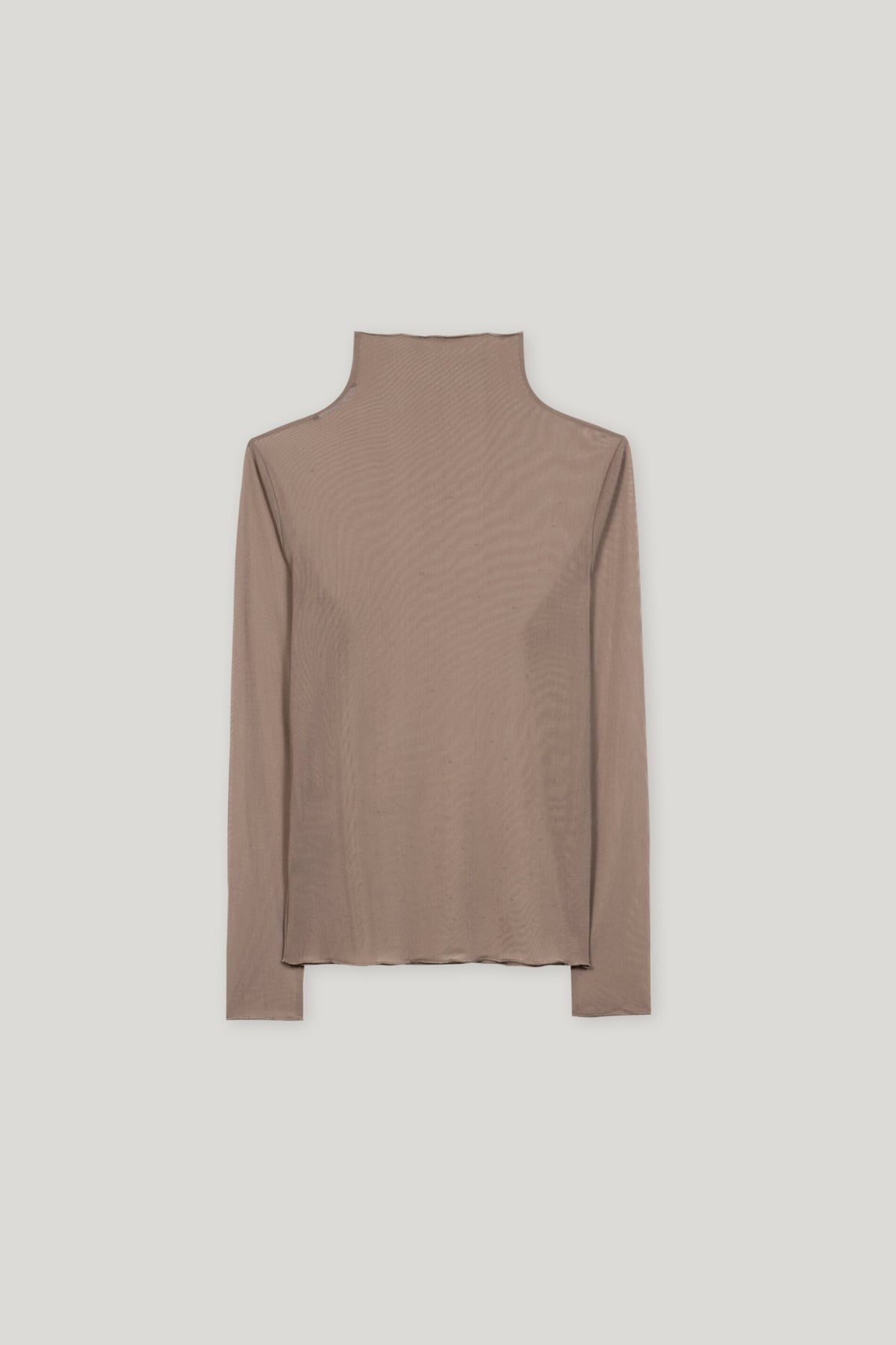 Mesh-Rollkragenshirt - mushroom - Standard | Artikel Rück