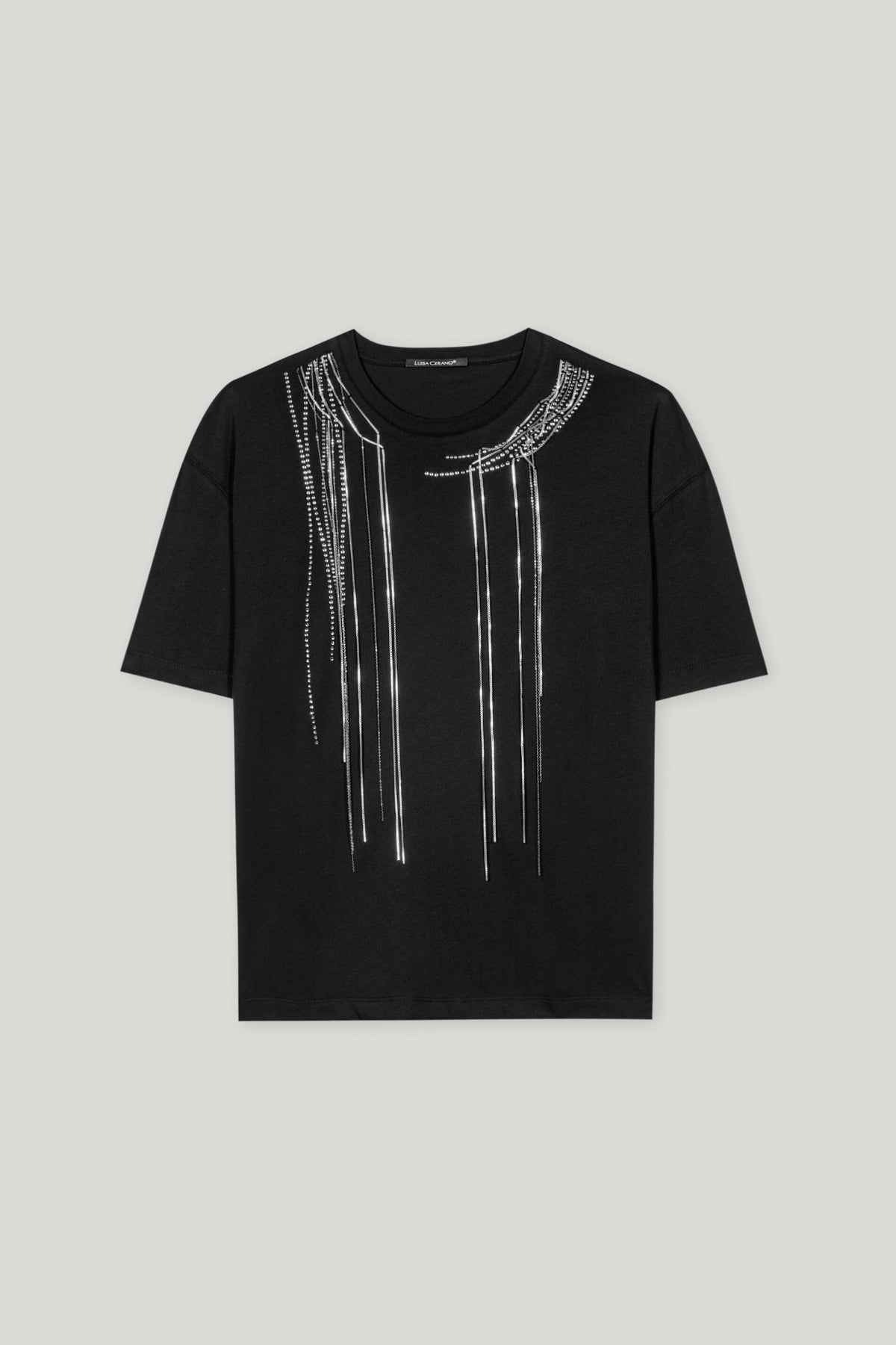 Statement-T-Shirt - deep black - Standard | Artikel Front