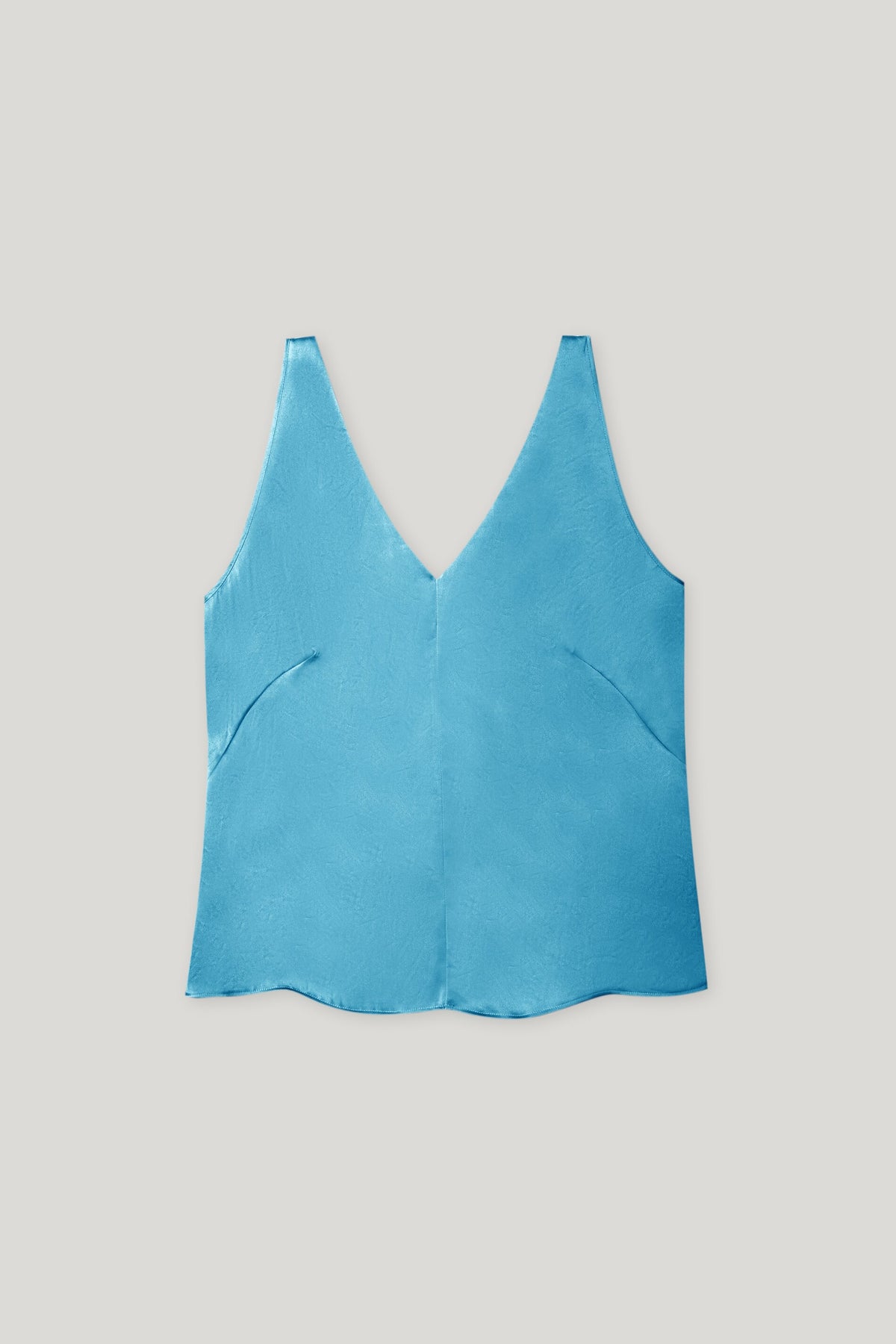 V-Neck-Trägertop - turquoise - Standard | Artikel Front