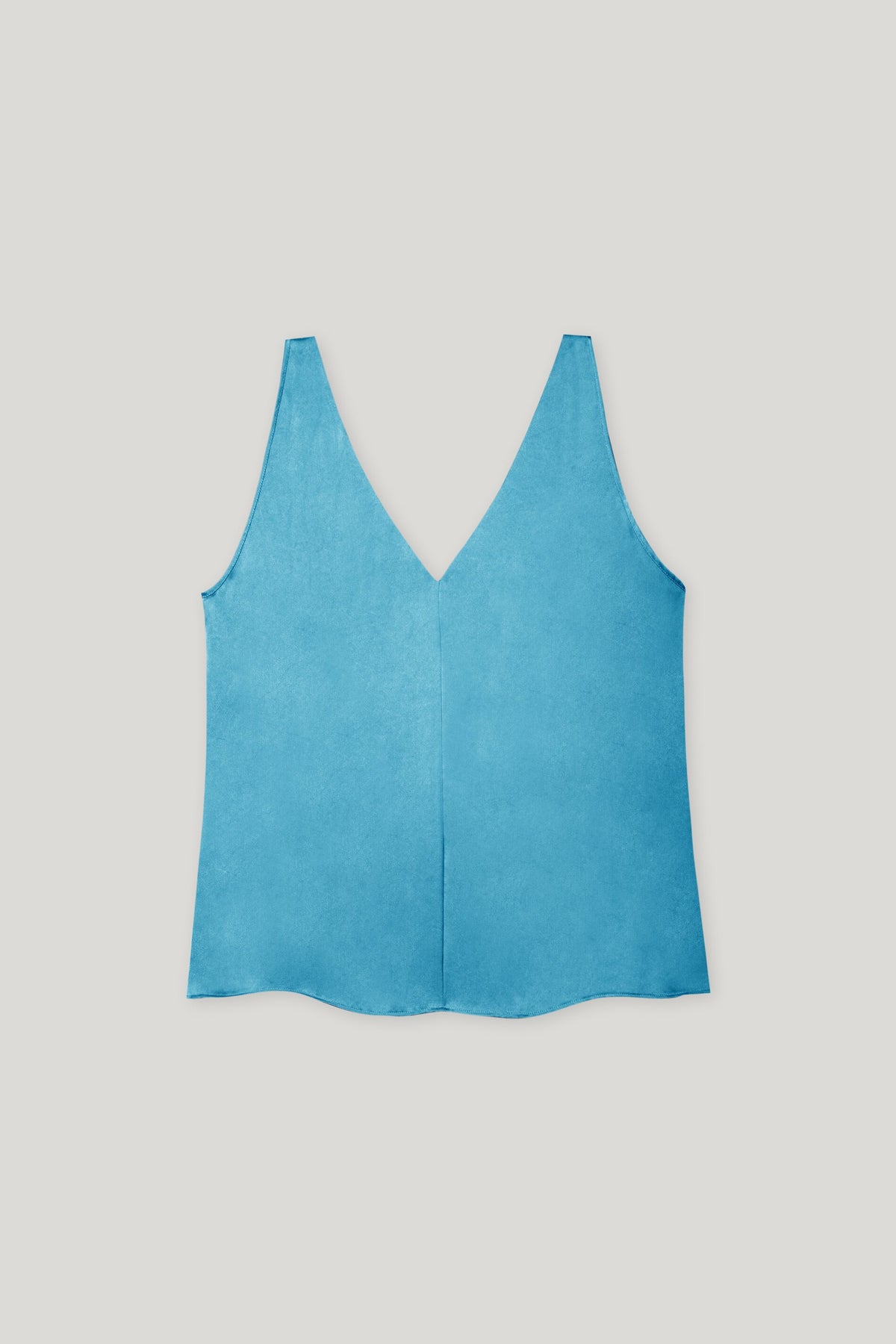 V-Neck-Trägertop - turquoise - Standard | Artikel Rück
