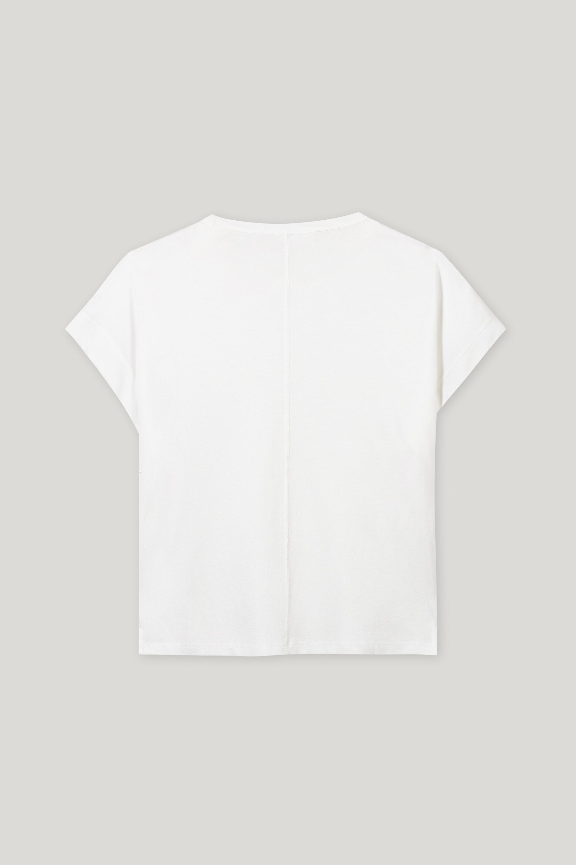 Shirt aus Seiden-Mix - off white - Standard | Artikel Rück