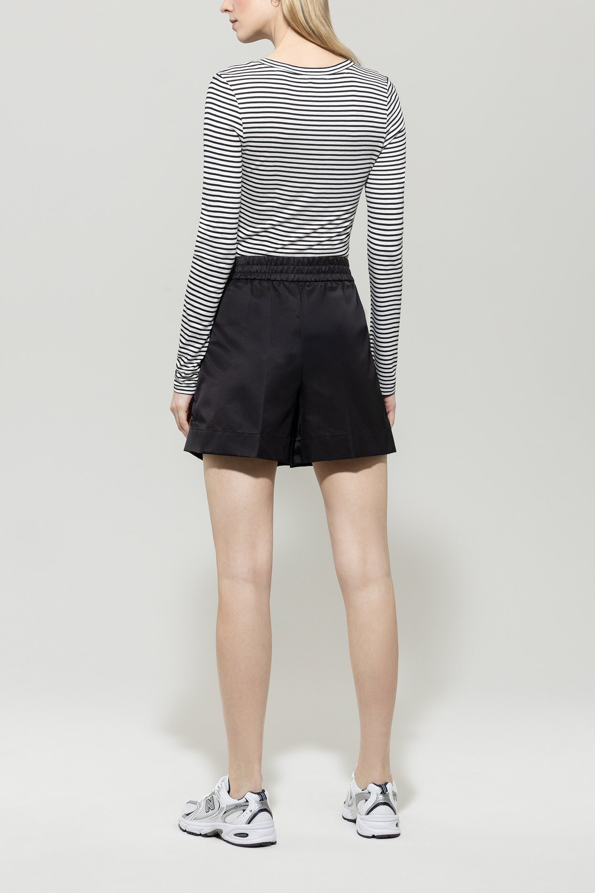 Ringel-Langarmshirt - multi - Standard | Model Rück