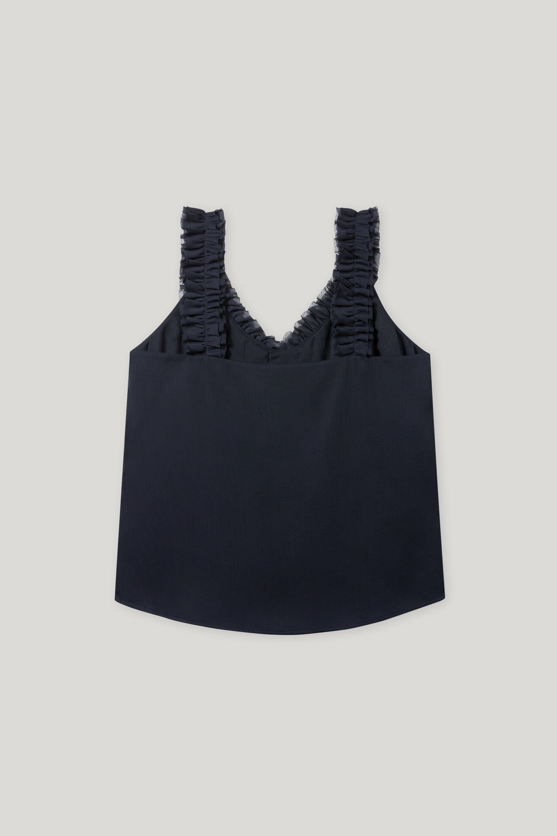Rüschen-Camisole-Top - dark blue - Standard | Artikel Rück