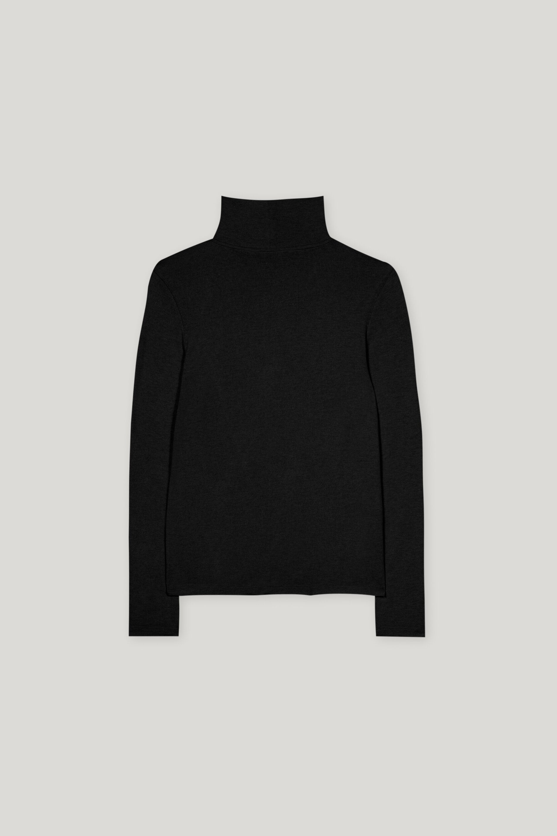 Langarm-Rolli - deep black - Standard | Artikel Rück