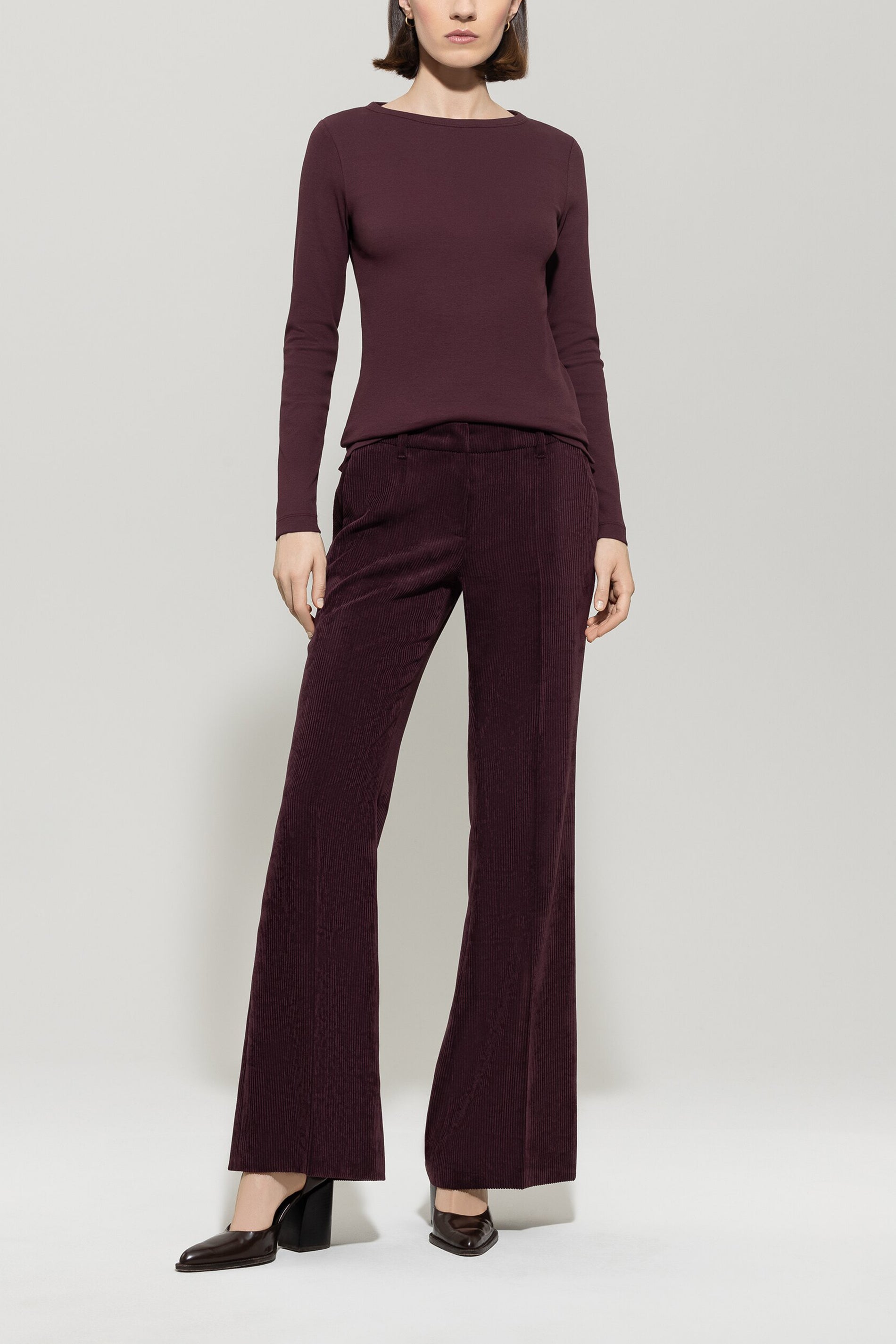 Long sleeve shirt burgundy Standard