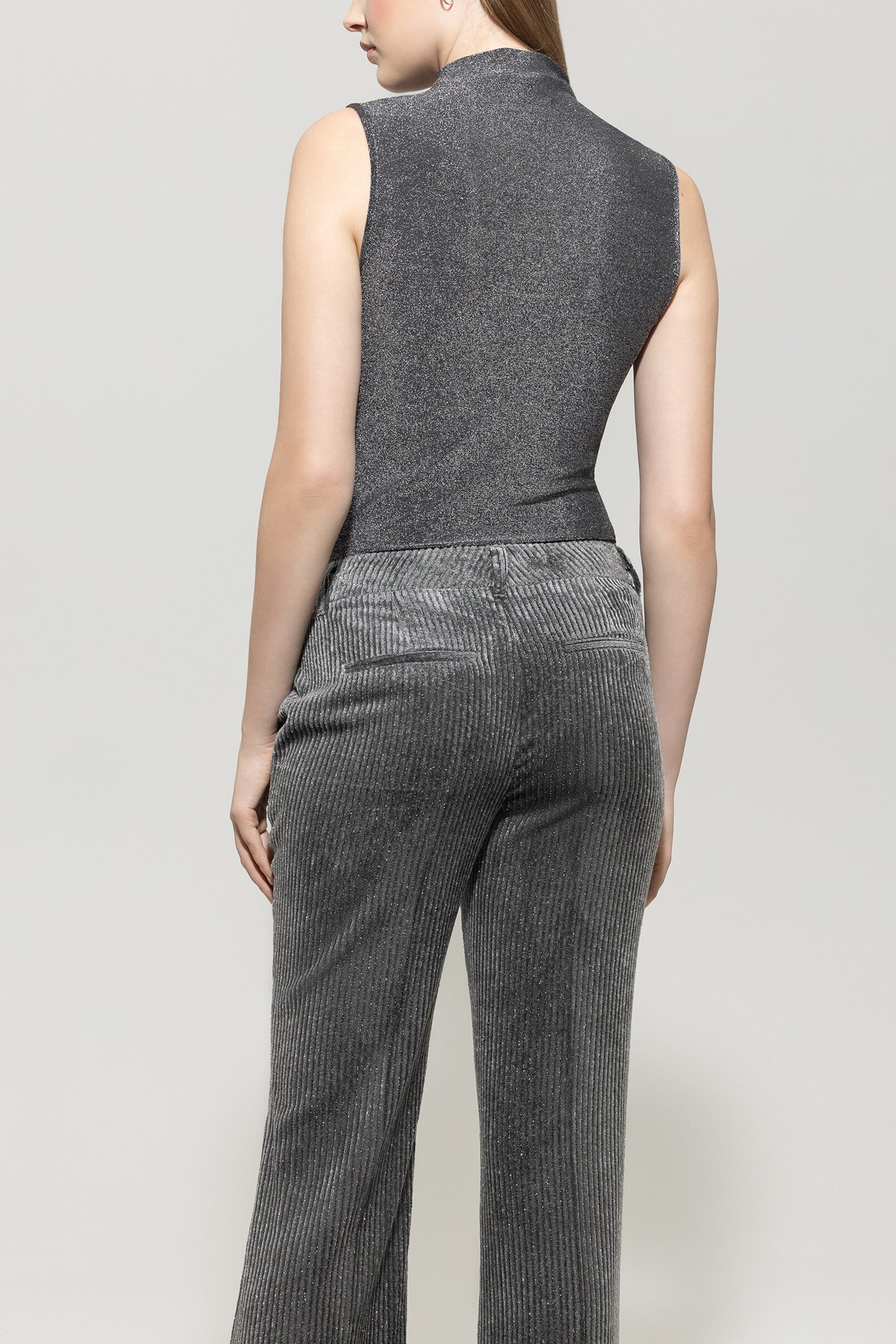 Turtleneck-Top - urban grey - Standard | Model Rück