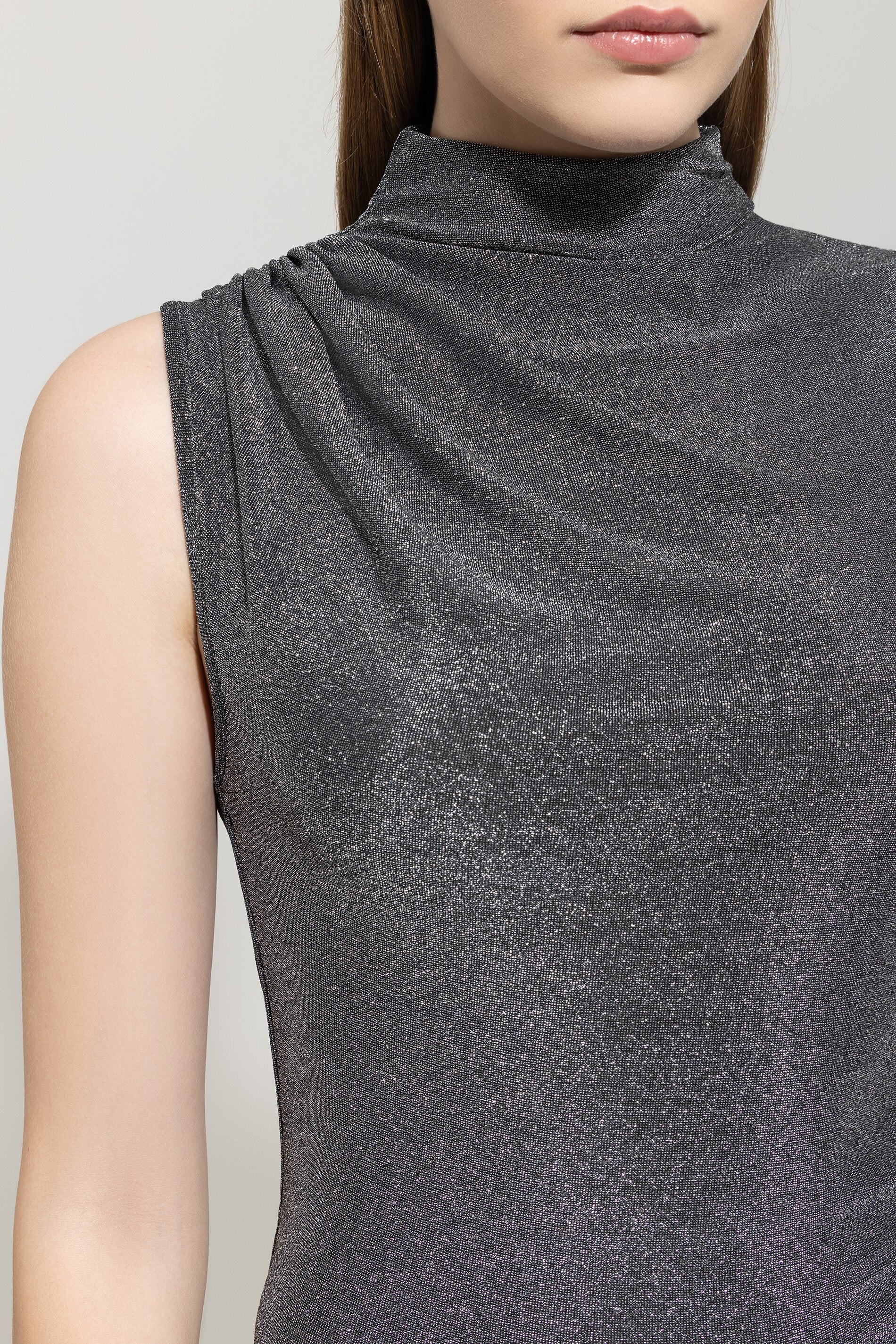 Turtleneck-Top - urban grey - Standard | Model Detail