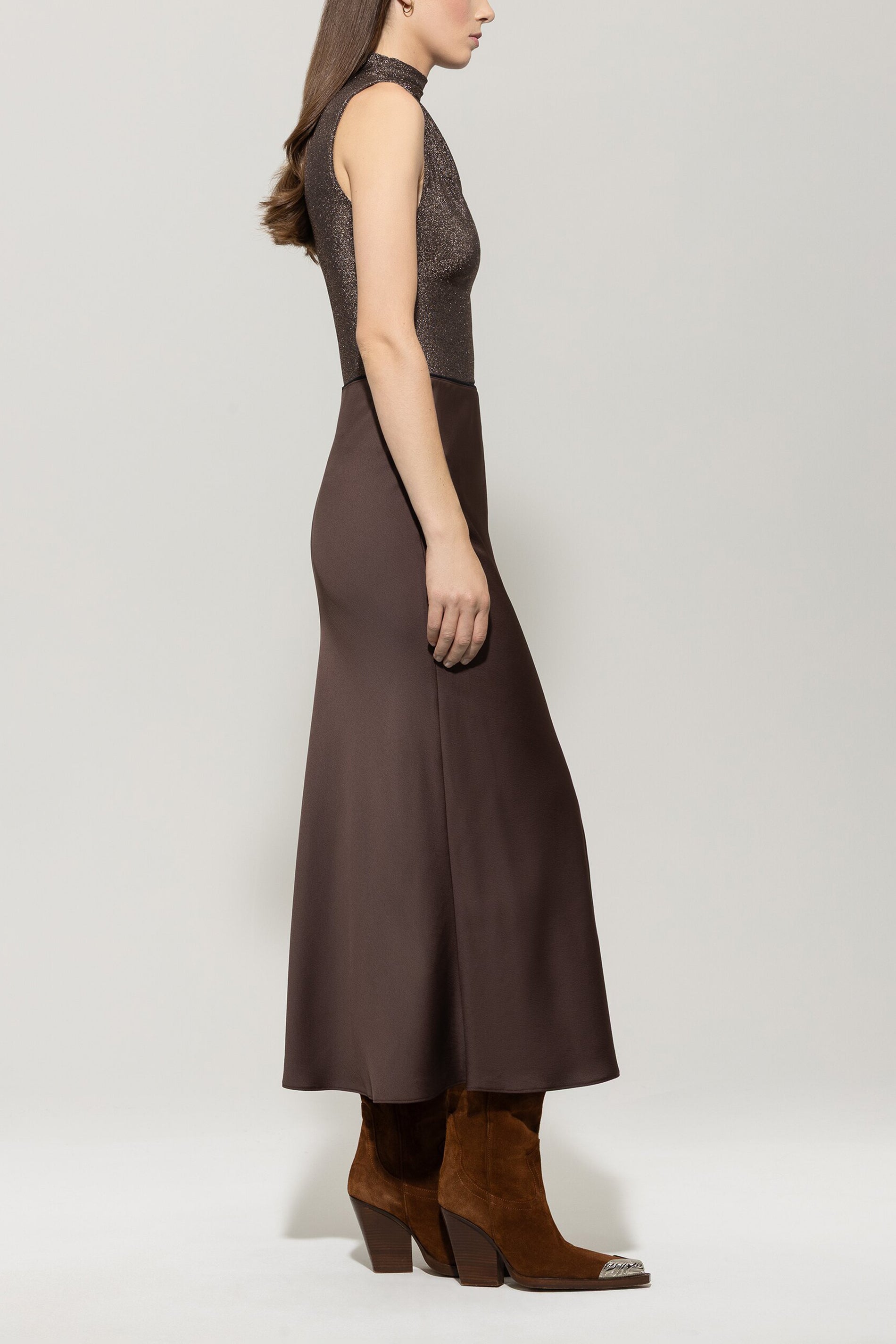 Turtleneck-Top - espresso - Standard | Model Seite