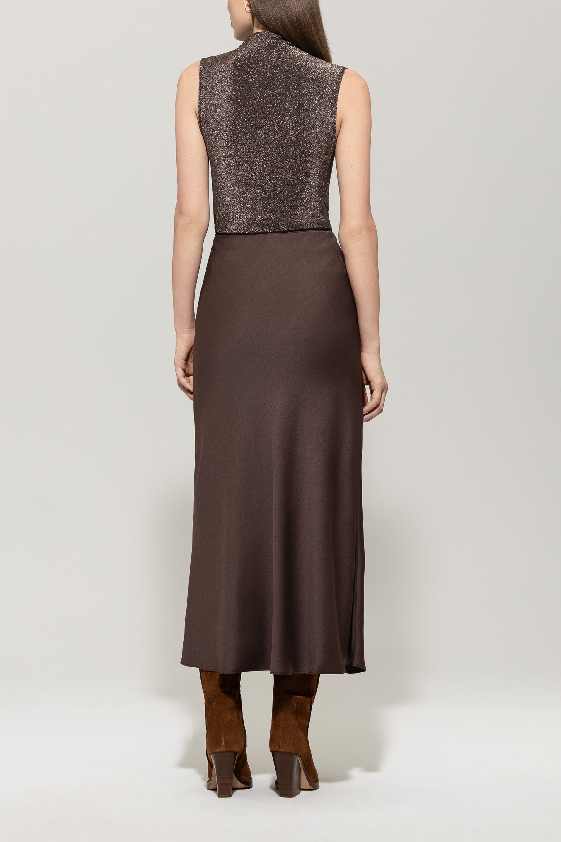 Turtleneck-Top - espresso - Standard | Model Rück