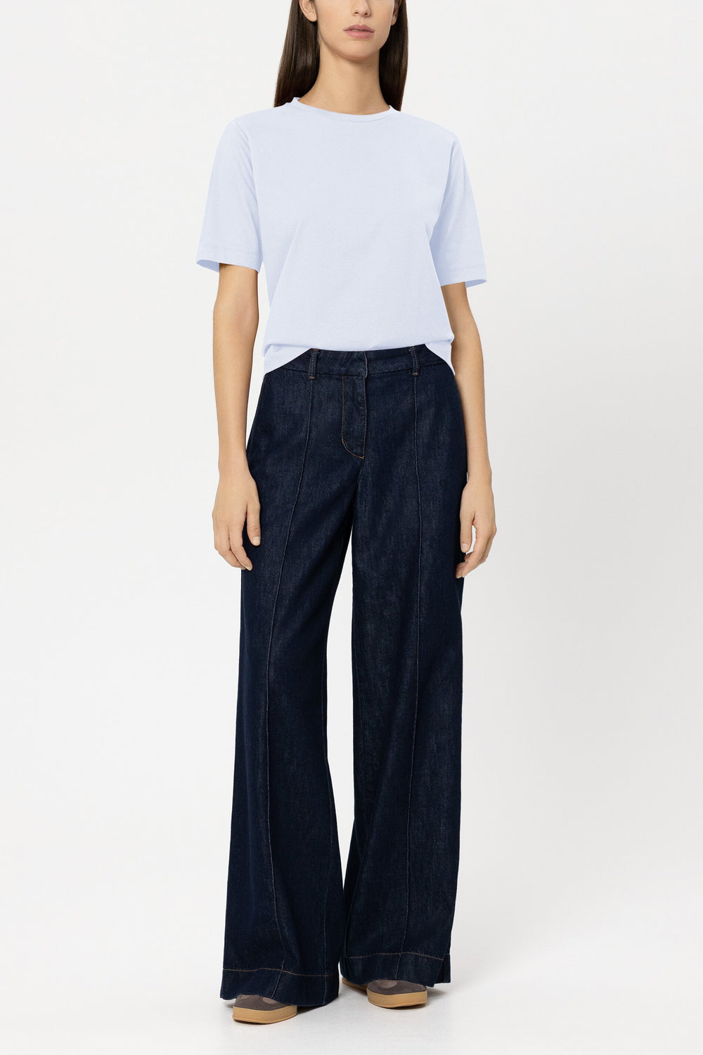 Basic-T-Shirt - light blue - Standard