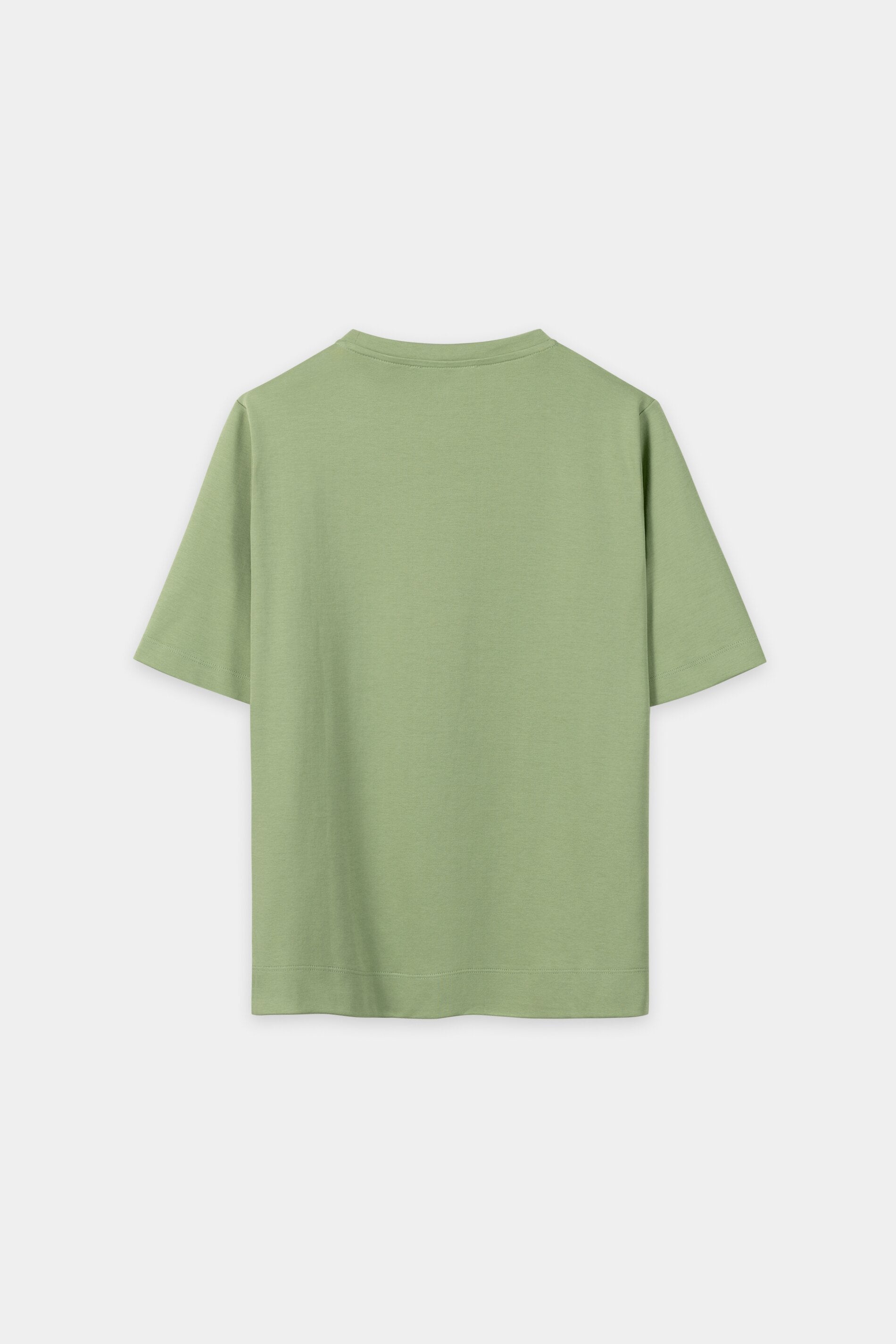 Basic-T-Shirt - moss green - Standard | Artikel Rück