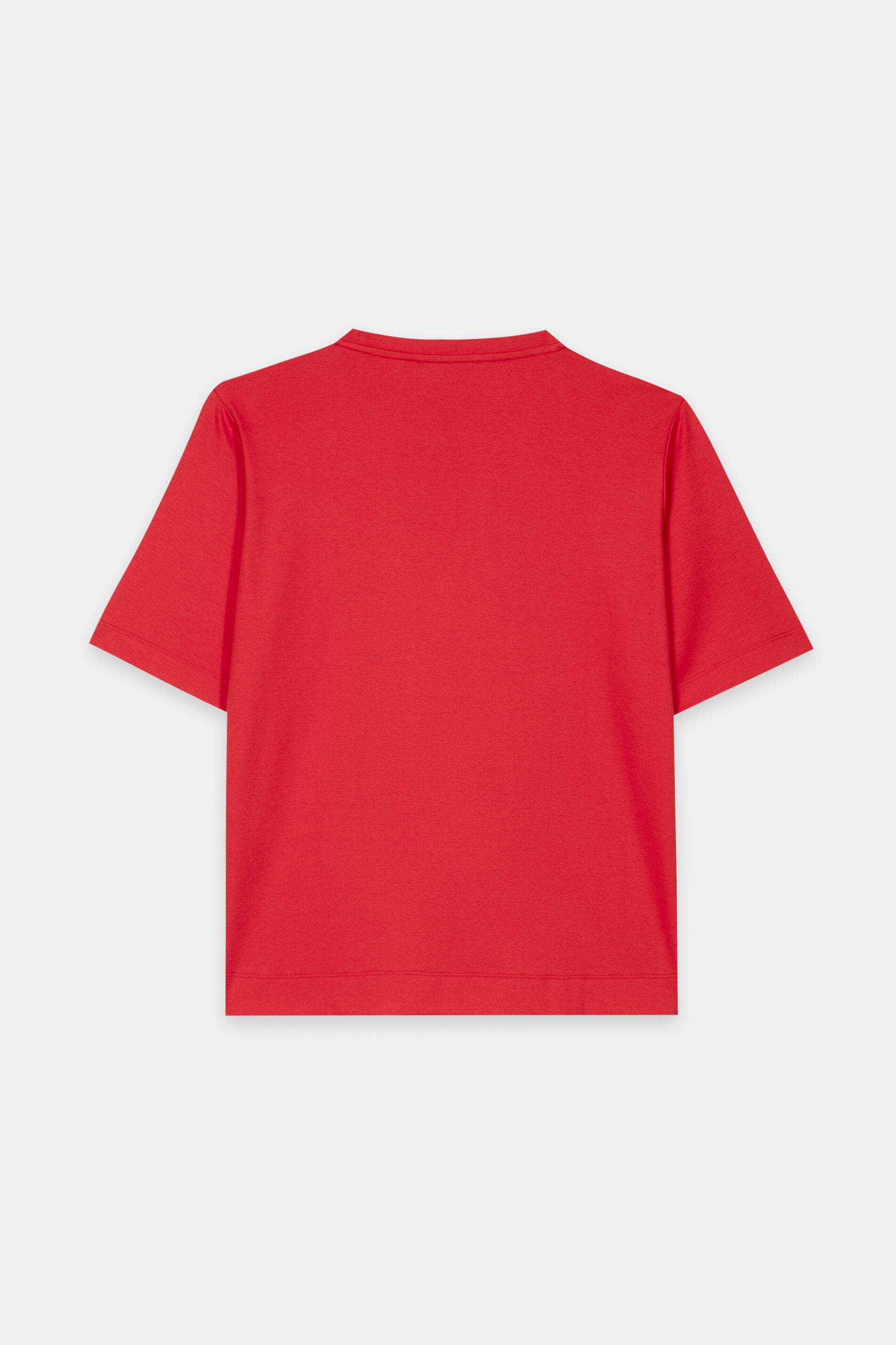 Basic-T-Shirt - cherry red - Standard | Artikel Rück