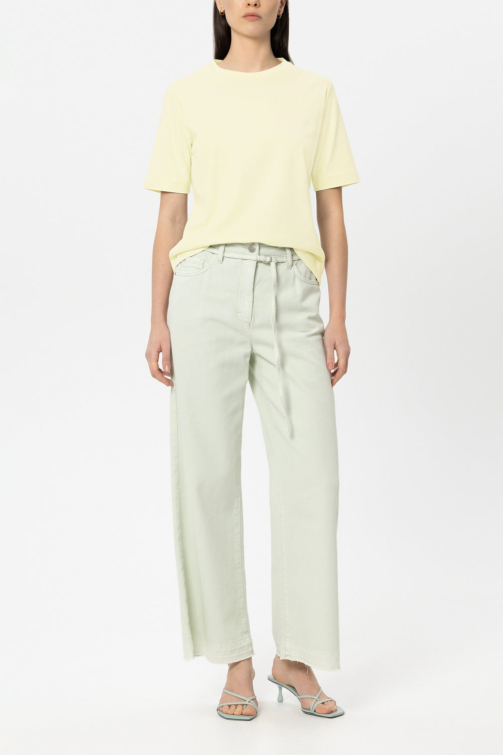 Basic-T-Shirt - citron - Standard