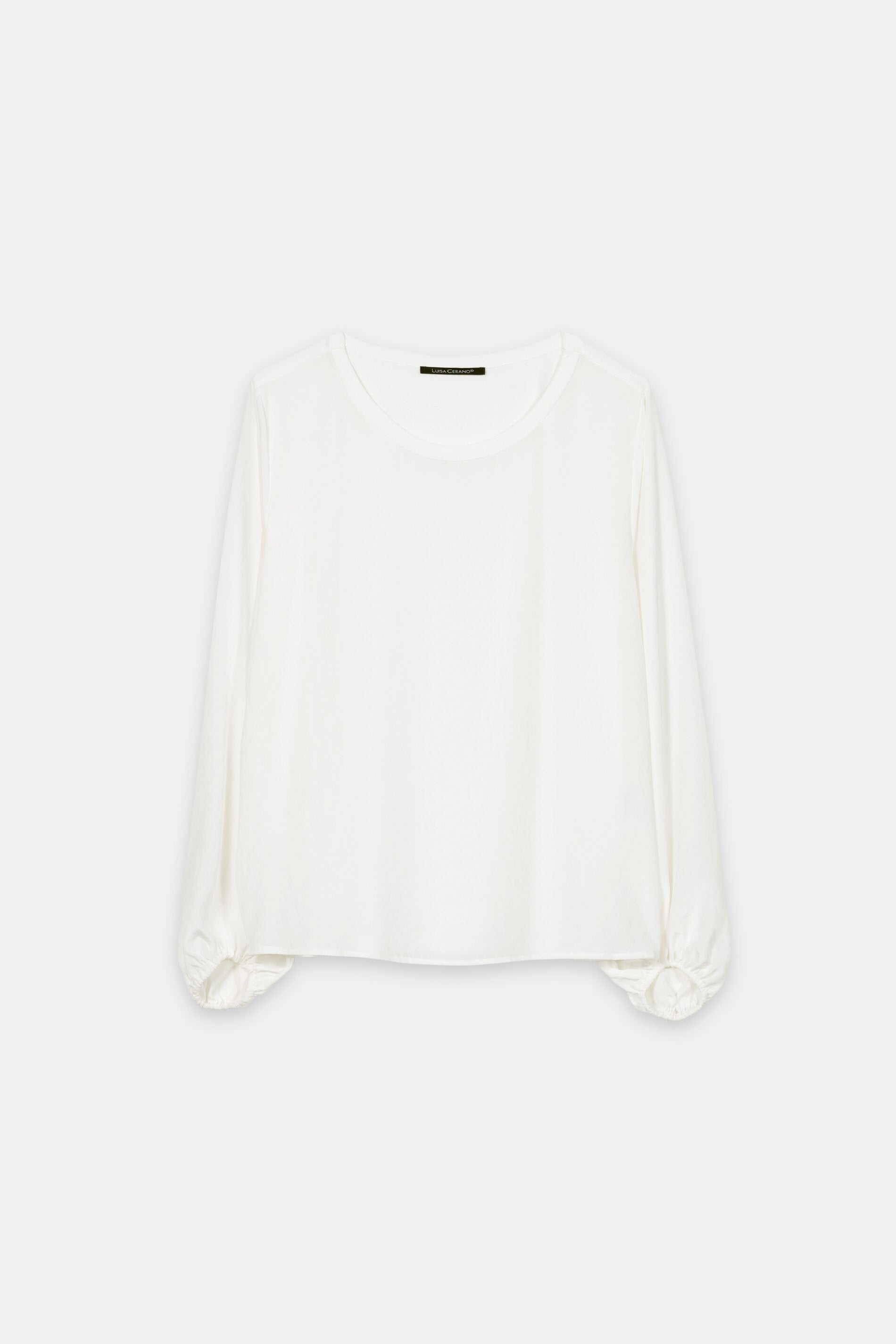 Langarm-Shirt mit Patch - off-white - Standard | Artikel Front